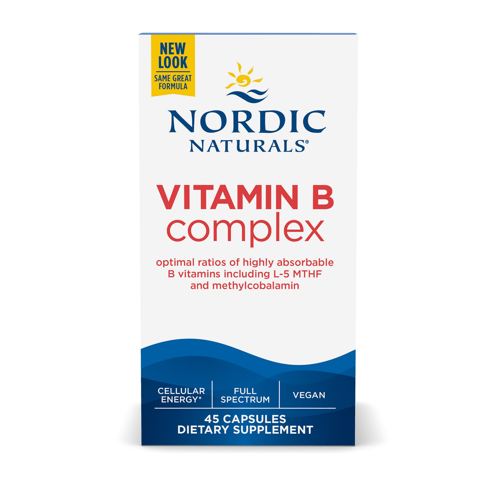 Nordic Naturals Inc 1531 - Nordic Naturals® Vitamin B Complex Dietary Supplement - 1/Bottle, 12/Case