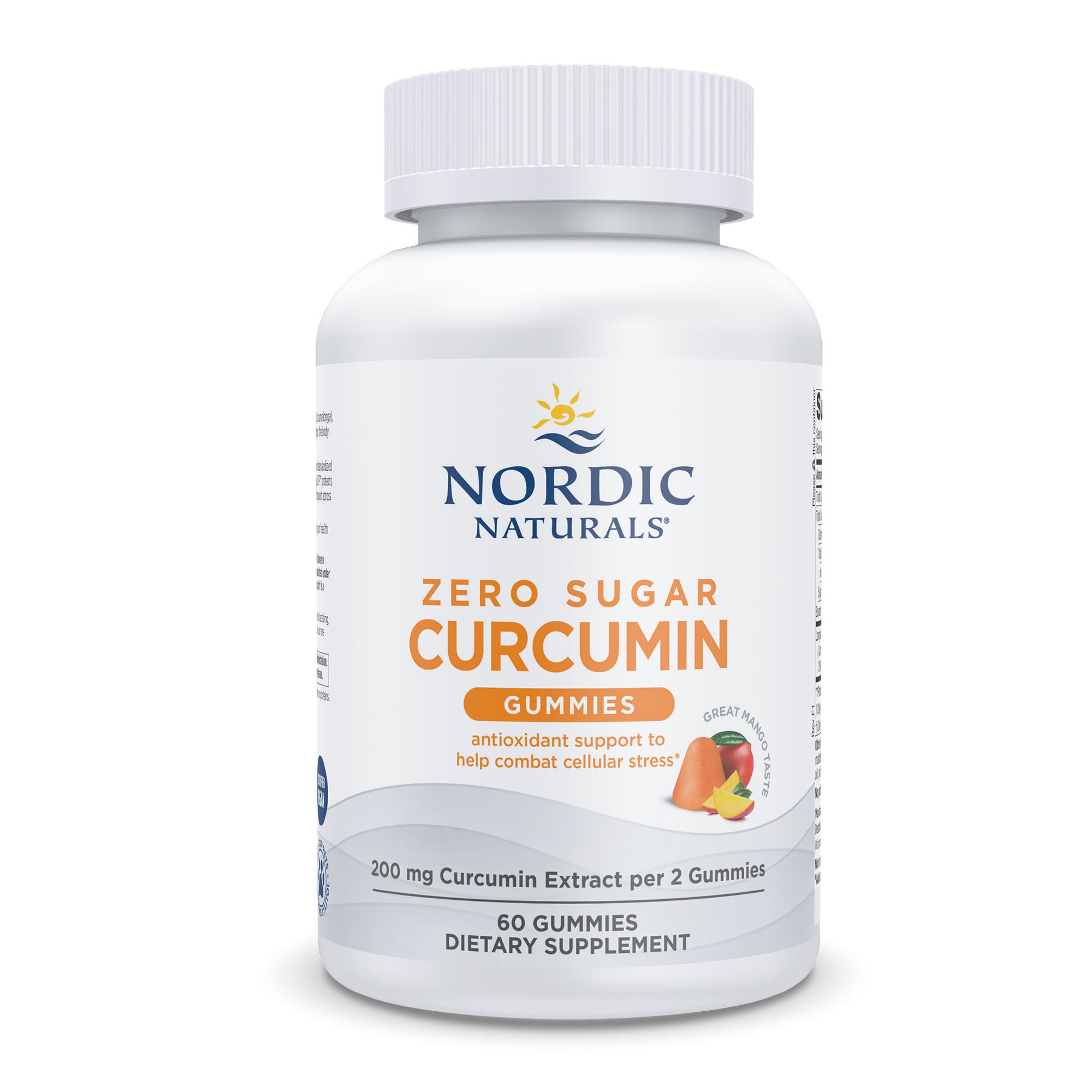 Nordic Naturals Inc - 30186 Nordic Naturals® Zero Sugar Curcumin Dietary Supplement