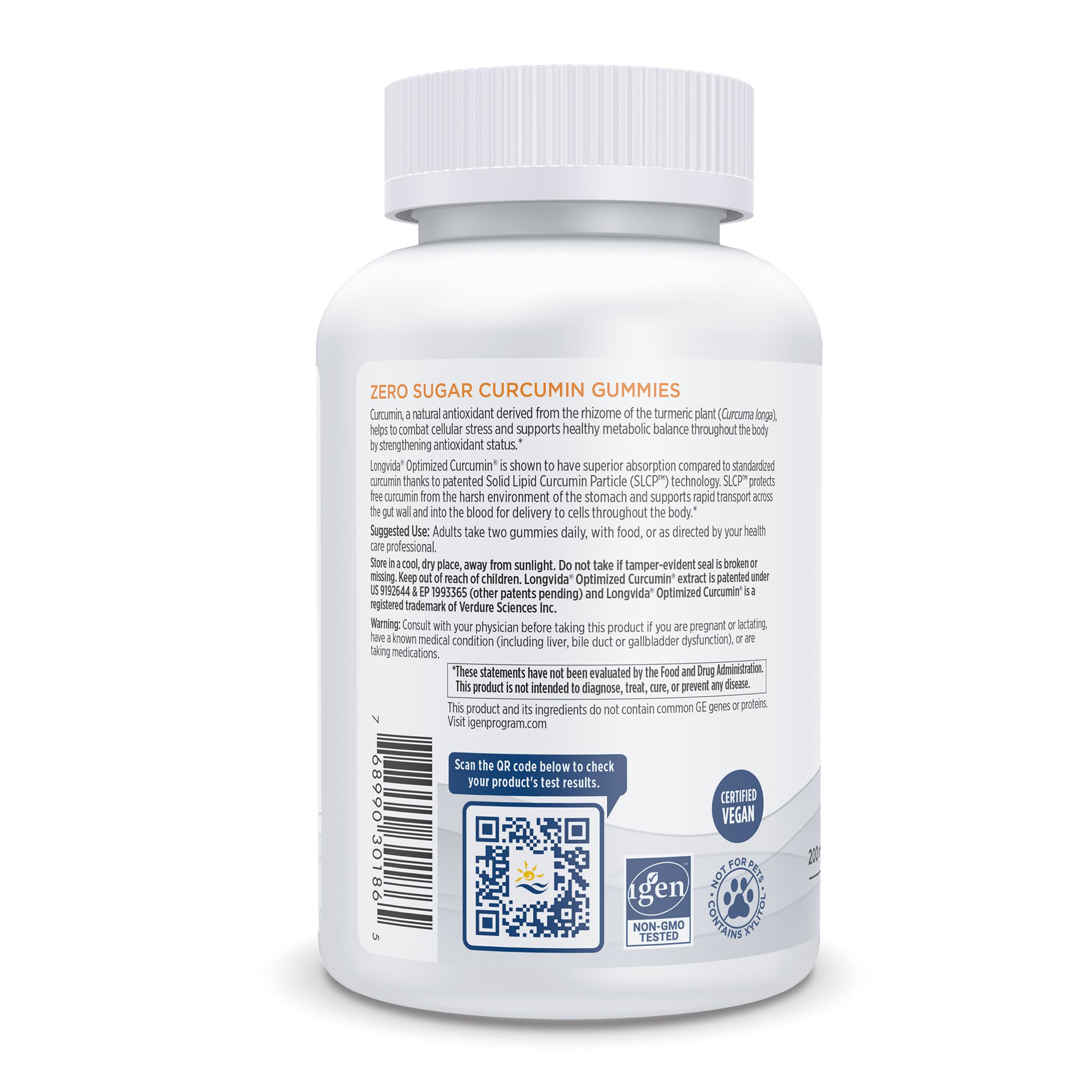 Nordic Naturals Inc 30186 - Nordic Naturals® Zero Sugar Curcumin Dietary Supplement, Mango Flavor - 1/Bottle, 12/Case