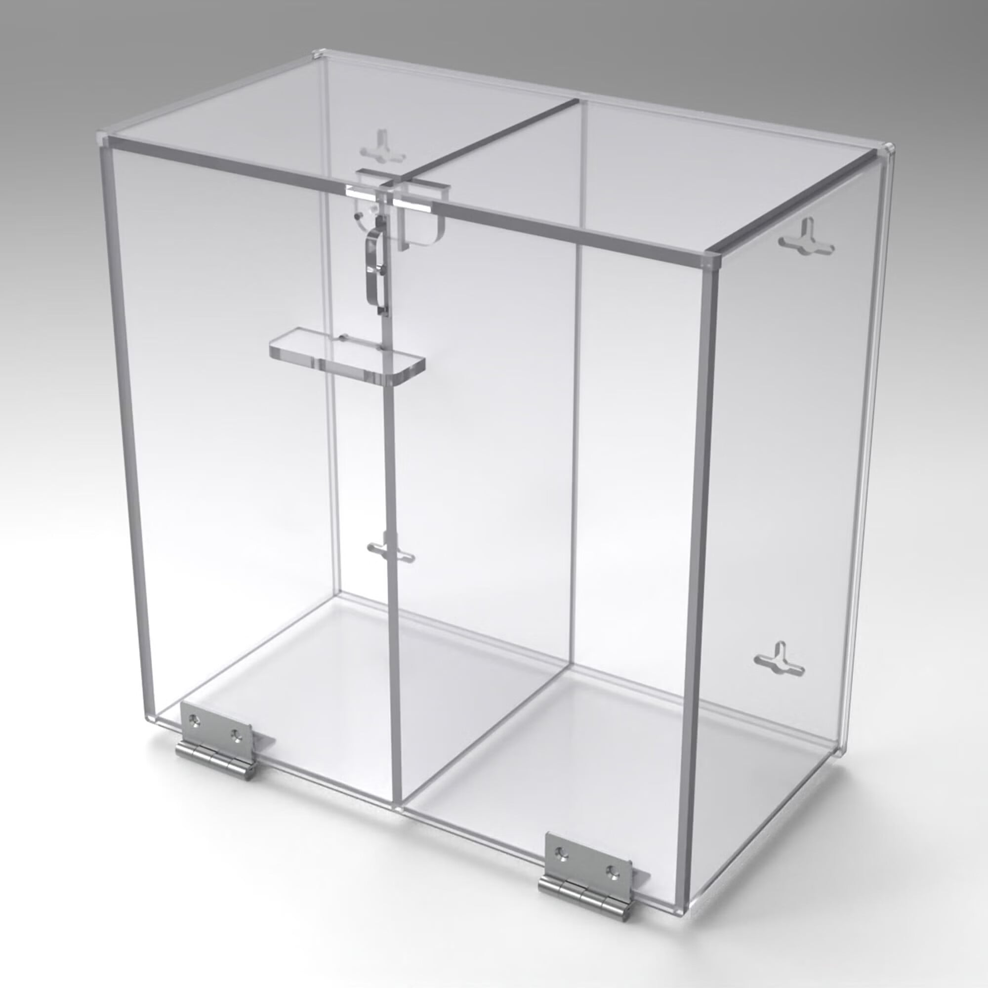 Poltex Inc - AMBUBAG14714-W Emergency Airway Procedure Storage Box Poltex Clear Wall Mount