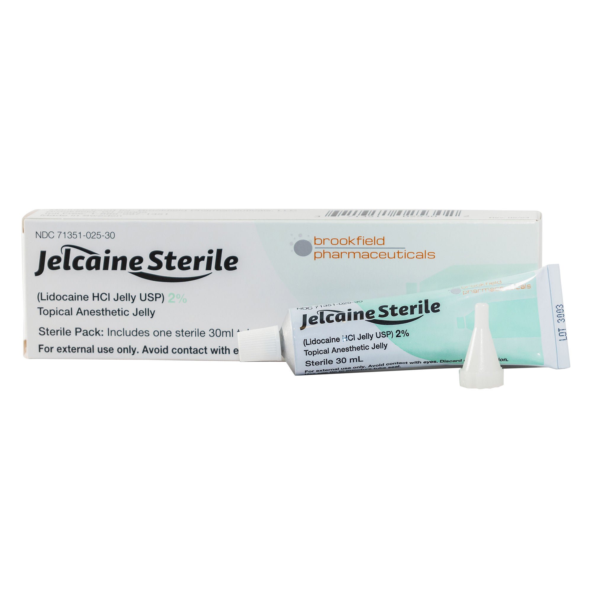 Brookfield Pharmaceutical - 71351002530 Topical Pain Relief 2% Strength Lidocaine HCl Topical Gel 30 mL