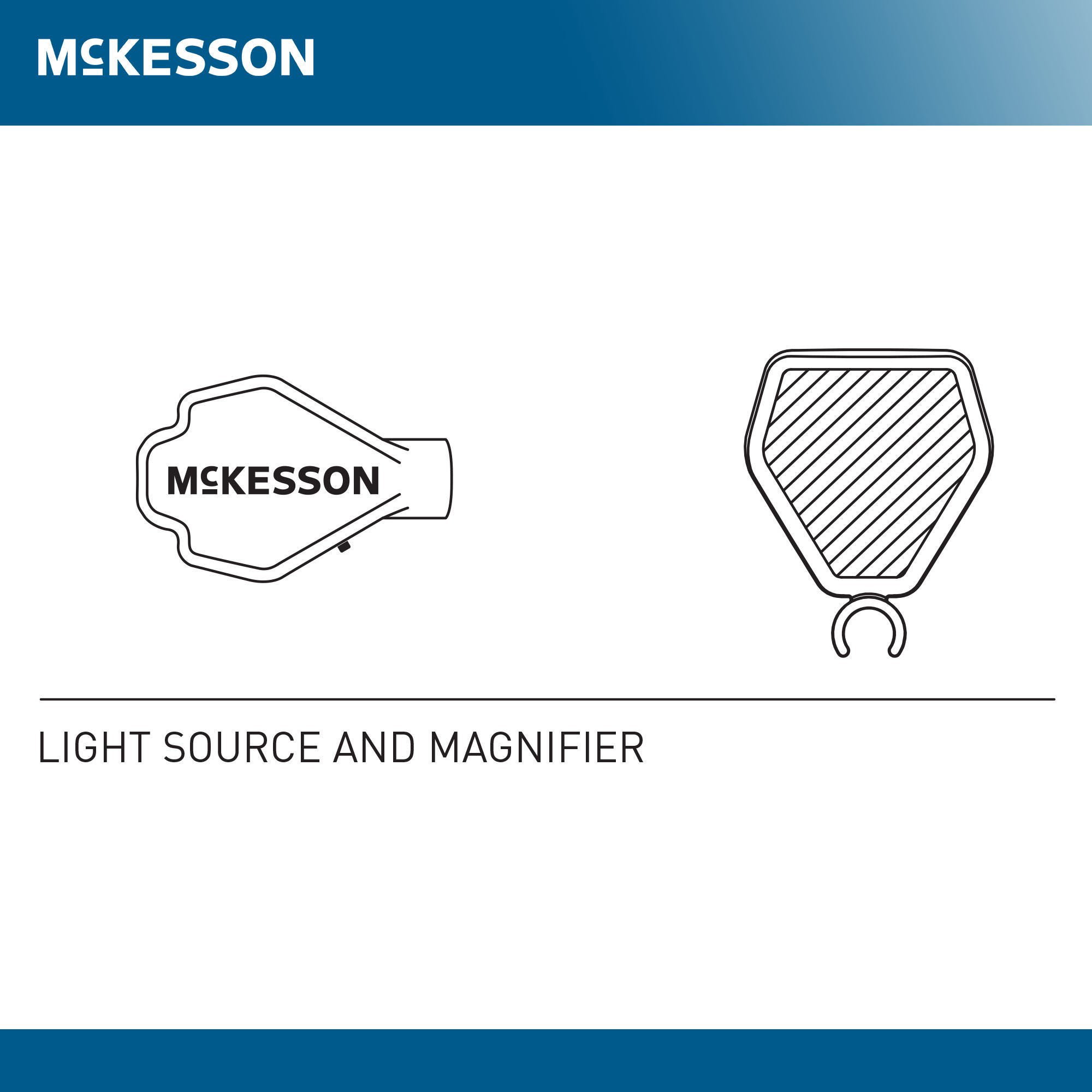 McKesson Brand - 16-LC-COMPLETE Ear Curette Kit with Rechargeable Light McKesson Single-ended Handle Assorted Tip Sizes Assorted Tips