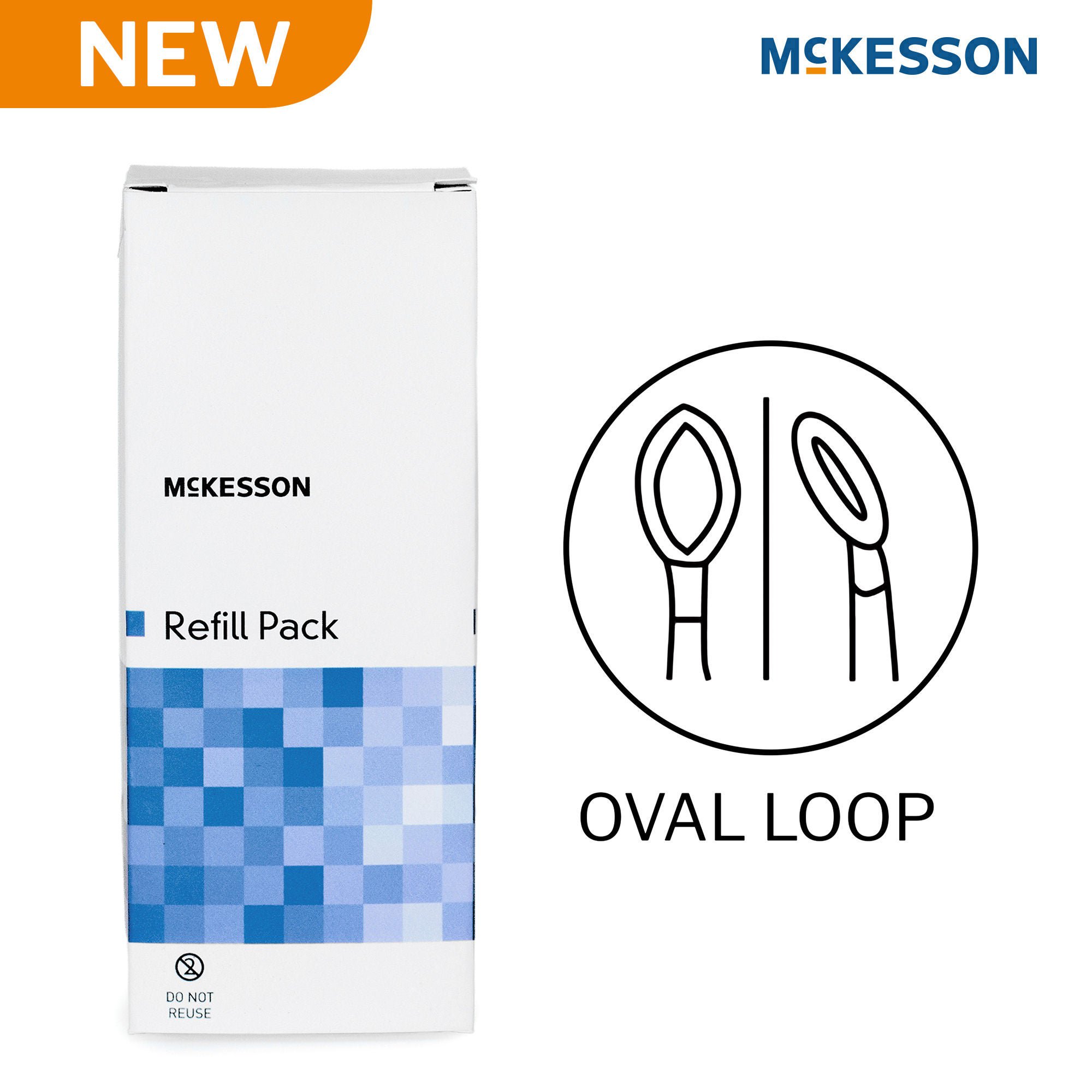 McKesson Brand - 16-LC01-REFILL Ear Curette Pack McKesson Single-ended Handle 6 mm Tip Lighted Oval Tip