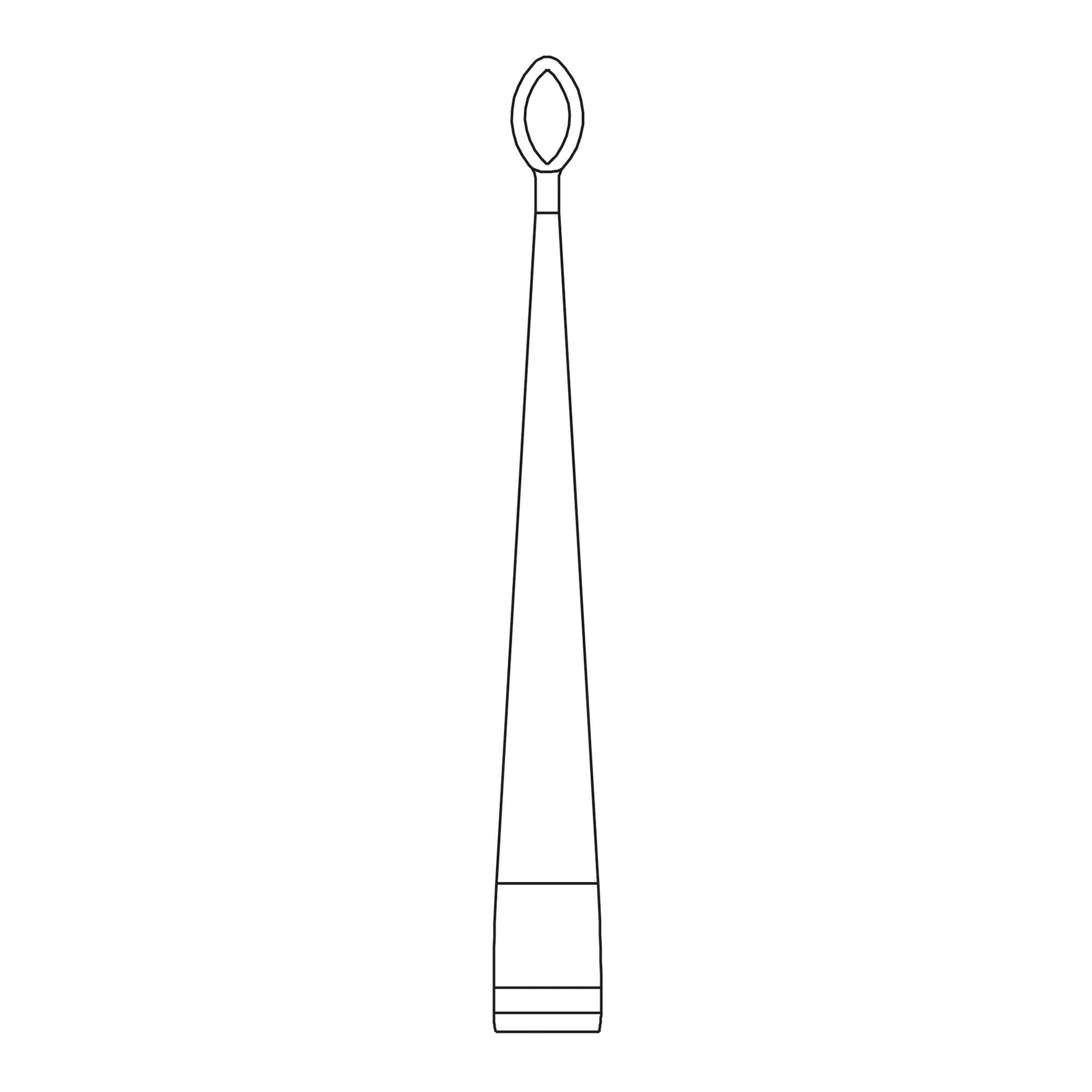 McKesson Brand - 16-LC01-REFILL Ear Curette Pack McKesson Single-ended Handle 6 mm Tip Lighted Oval Tip