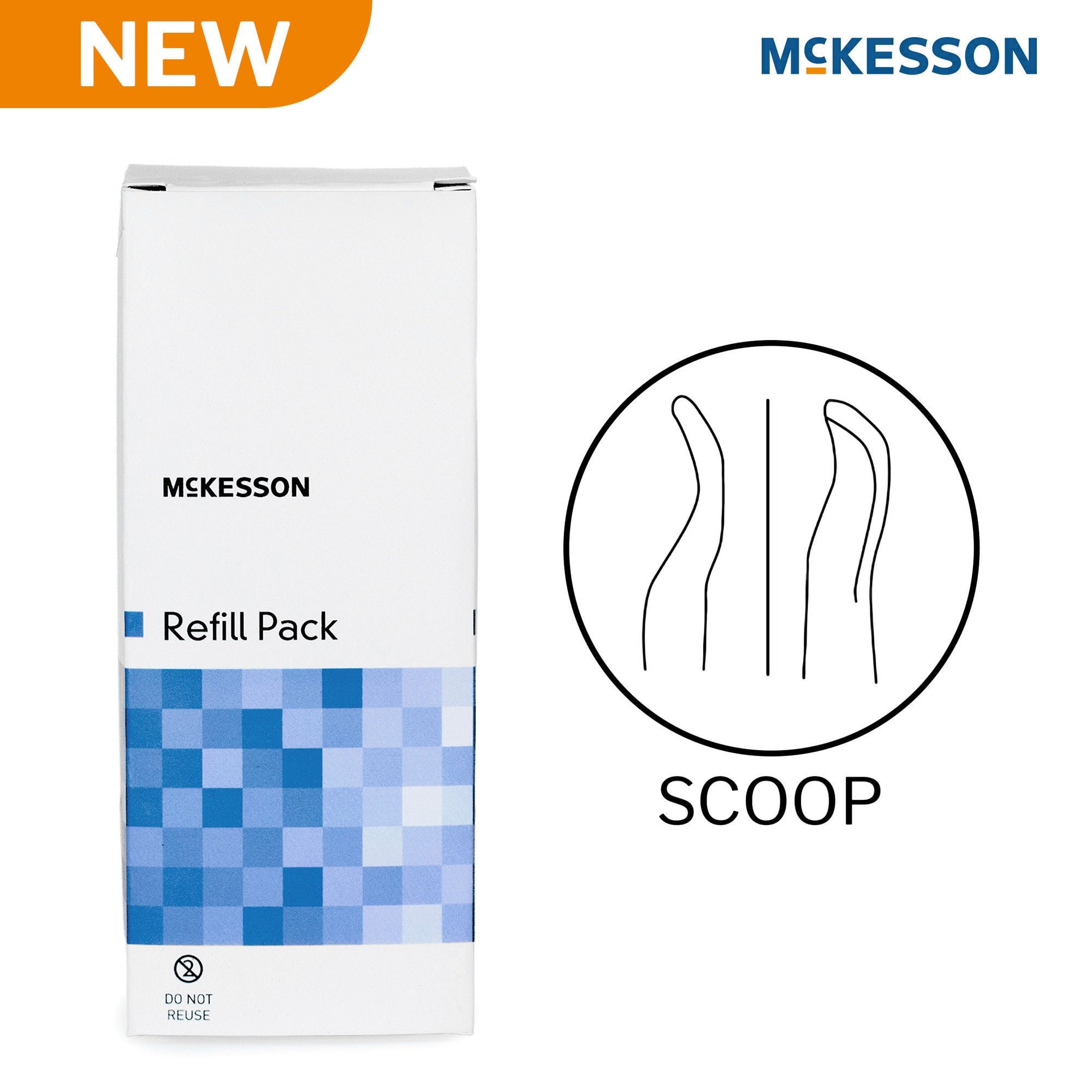 McKesson Brand - 16-LC03-REFILL Ear Curette Pack McKesson Single-ended Handle 6 mm Tip Lighted Scoop Tip