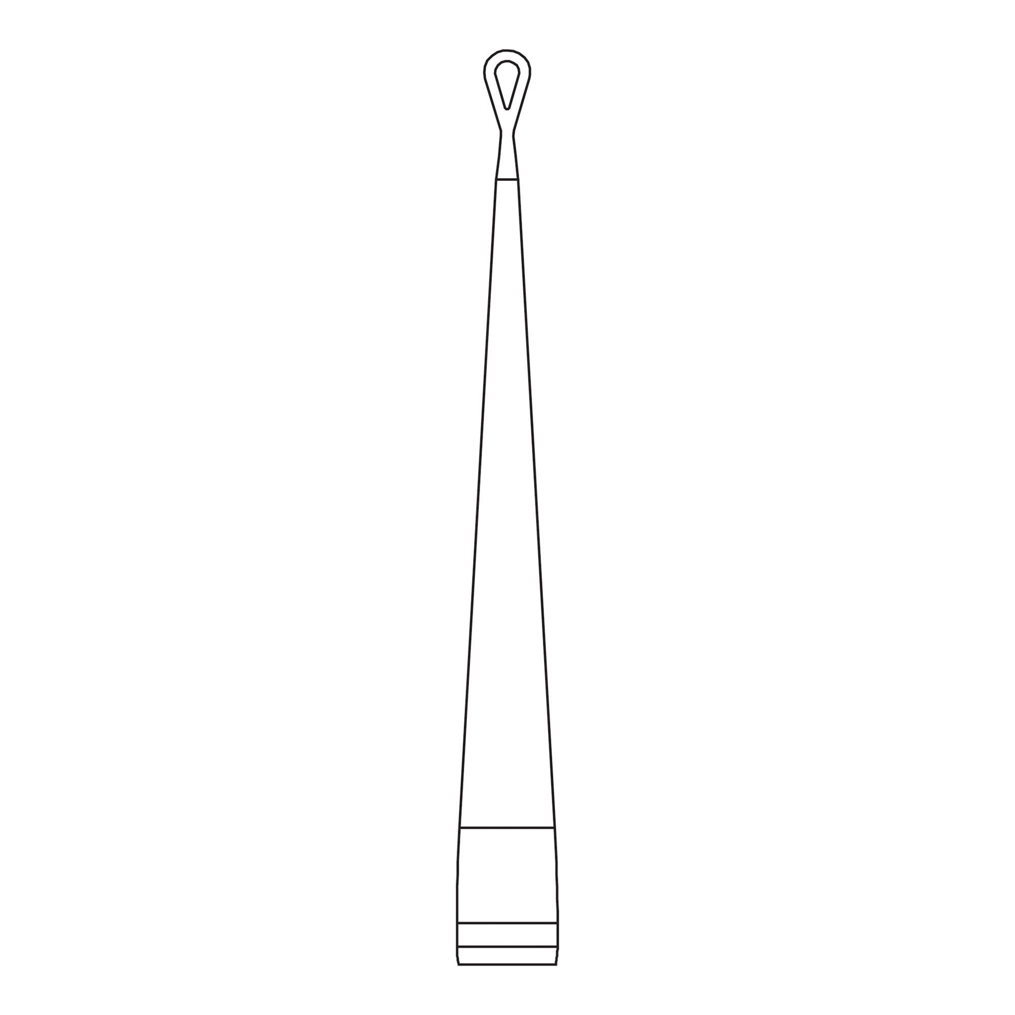 McKesson Brand - 16-LC04-REFILL Ear Curette Pack McKesson Single-ended Handle 5 mm Tip Lighted Small Tri-Loop Tip