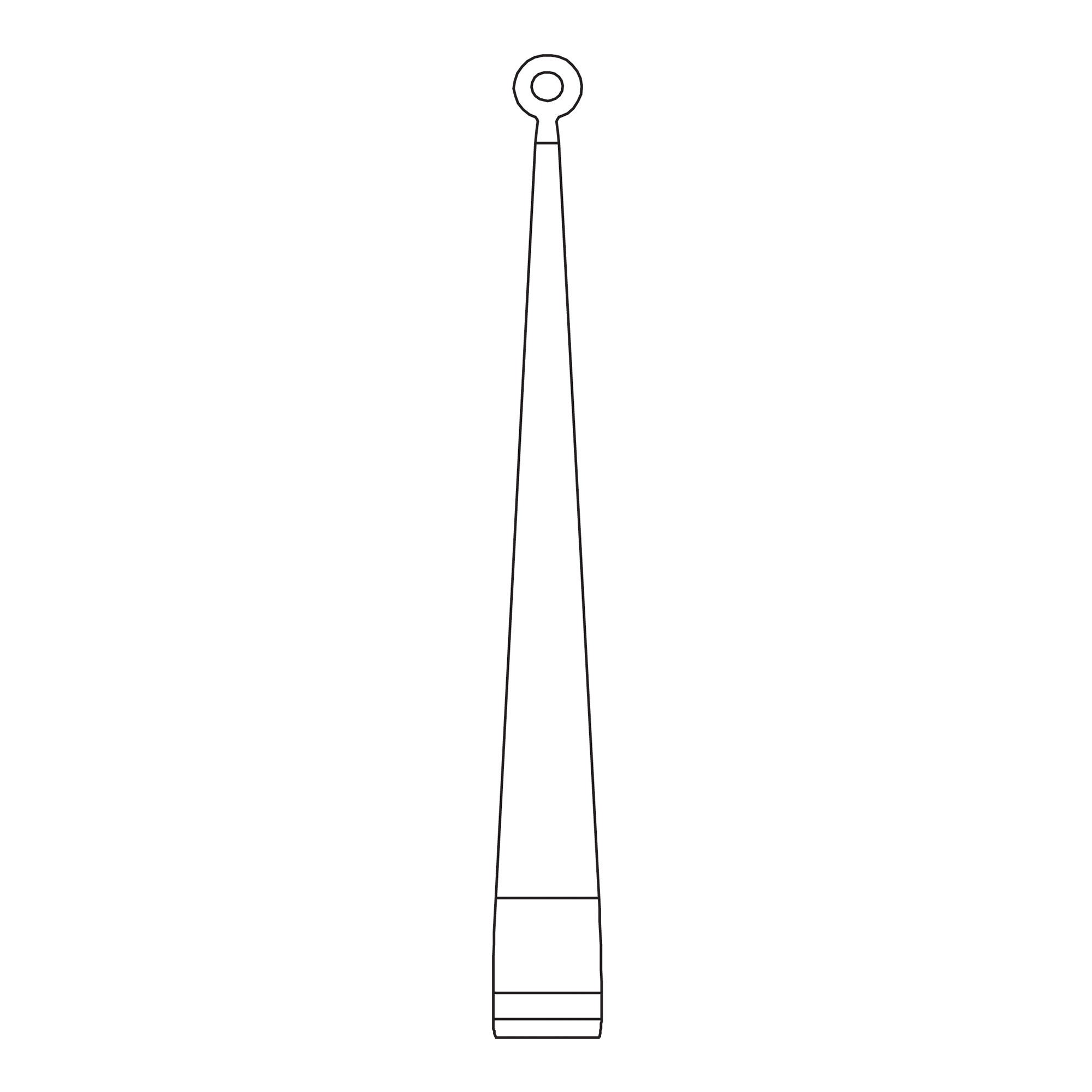 McKesson Brand - 16-LC05-REFILL Ear Curette Pack McKesson Single-ended Handle 3 mm Tip Lighted Large Circle Loop Tip