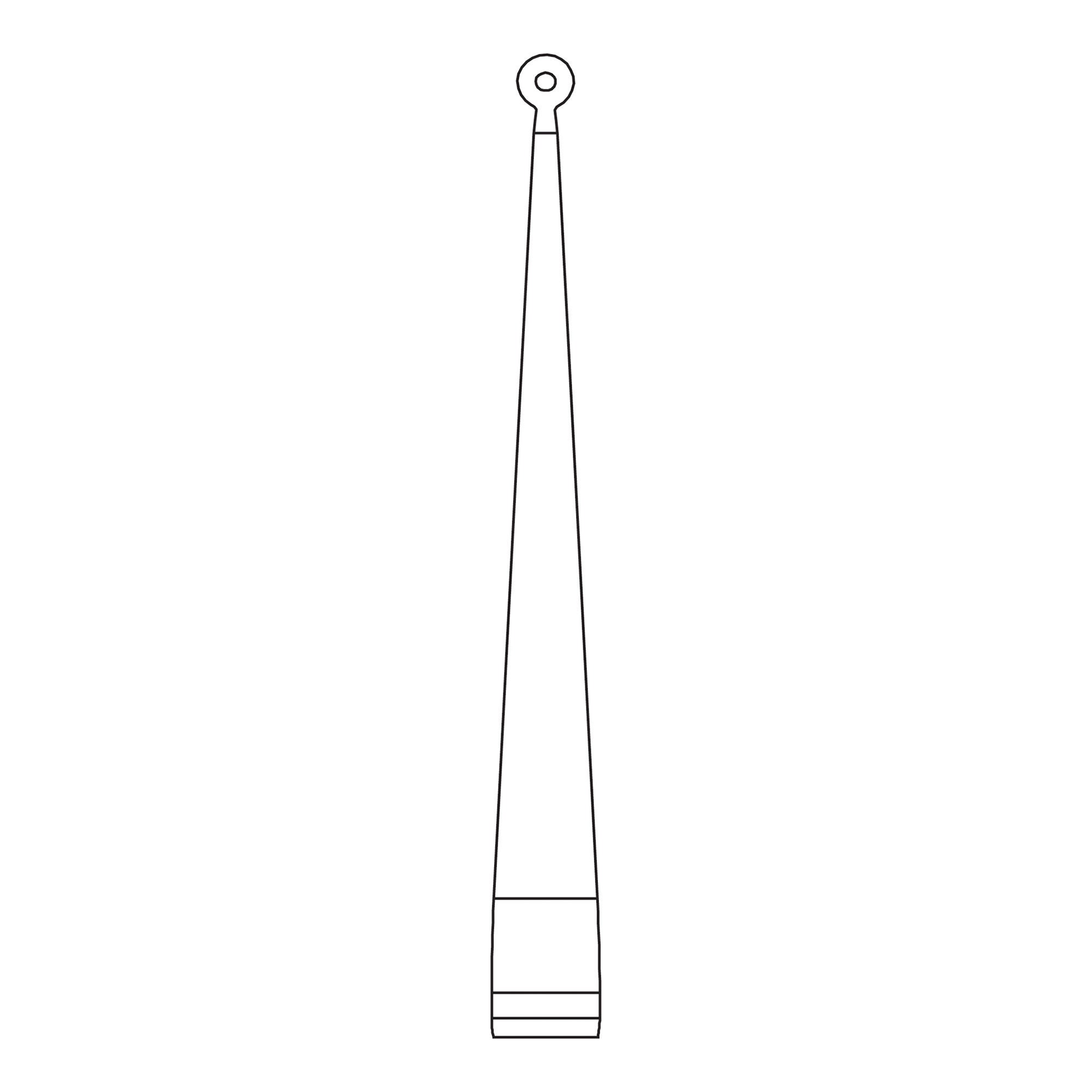 McKesson Brand - 16-LC07-REFILL Ear Curette Pack McKesson Single-ended Handle 3 mm Tip Lighted Small Circle Loop Tip