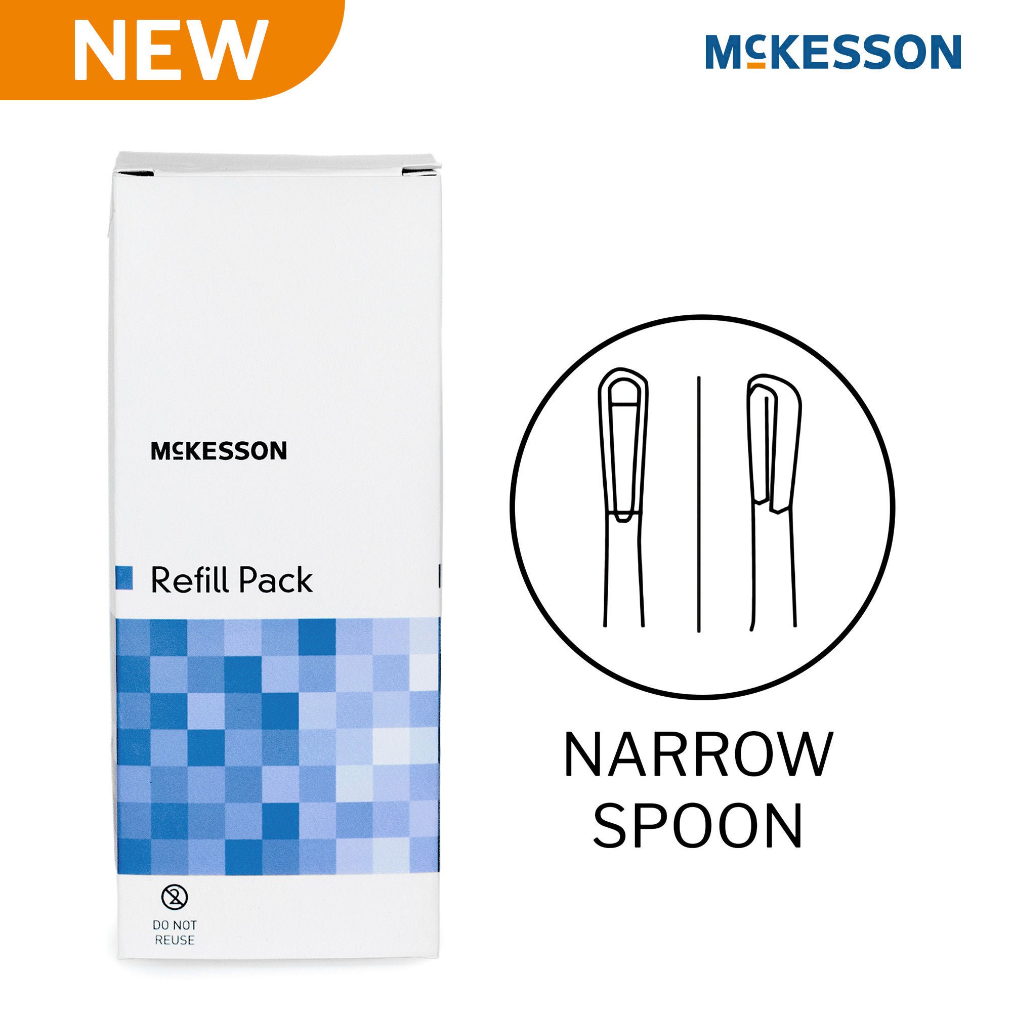 McKesson Brand - 16-LC08-REFILL Ear Curette Pack McKesson Single-ended Handle 6 mm Tip Lighted Narrow Spoon Tip