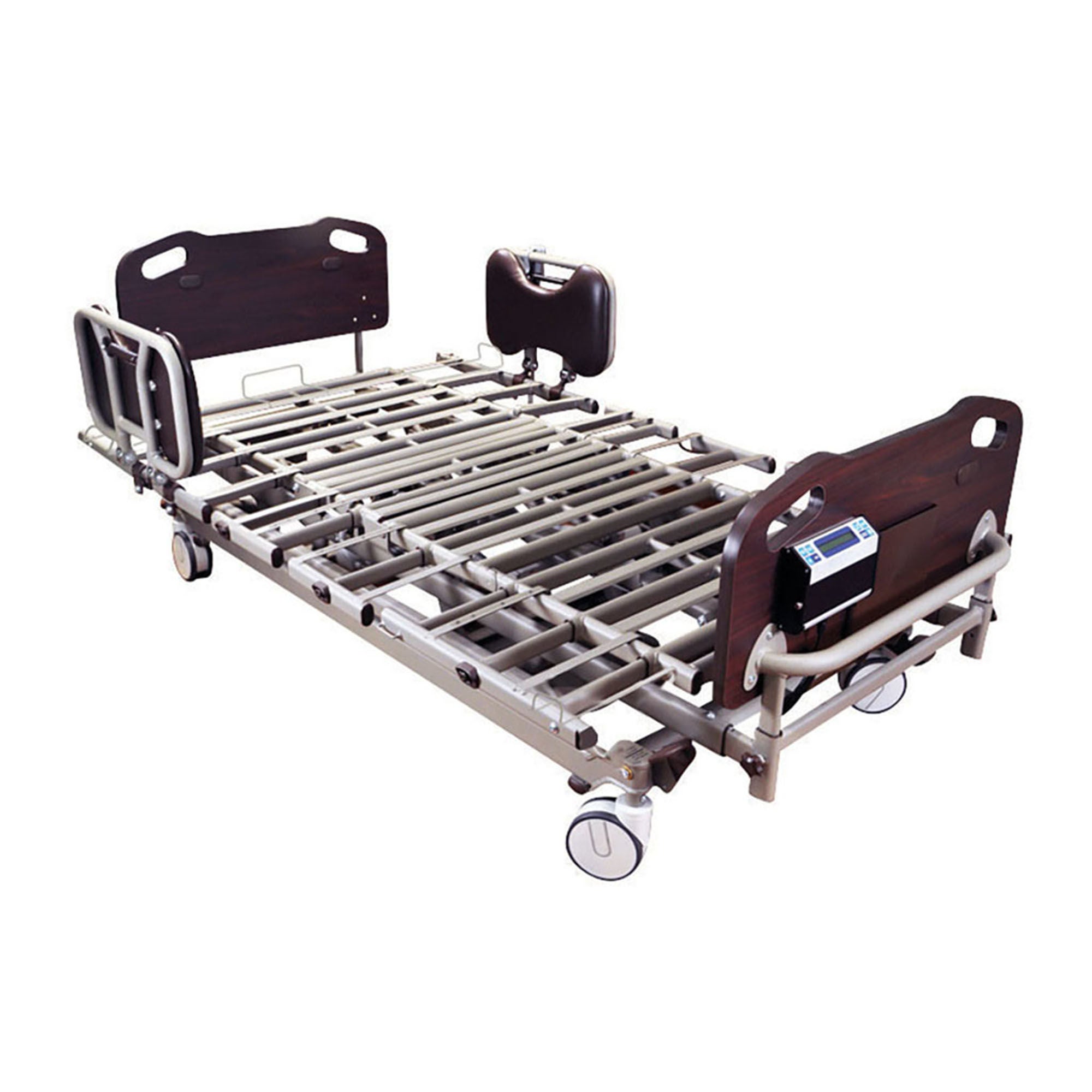 Drive DeVilbiss Healthcare - P2002-WS-A-SC01 Electric Bariatric Bed Prime Long Term Care 80 to 88 Inch Length Slat Deck 4 Functions 19 to 32 Inch Height Range