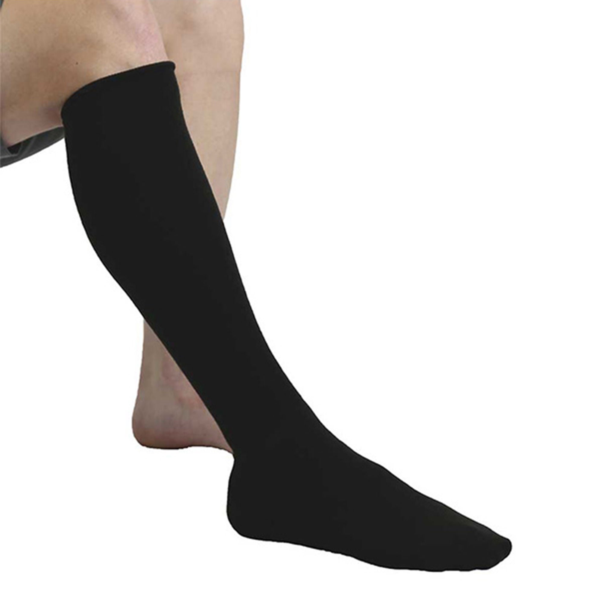 Mediusa - CU001511 Compression Undersock circaid Knee High Standard Black Closed Toe
