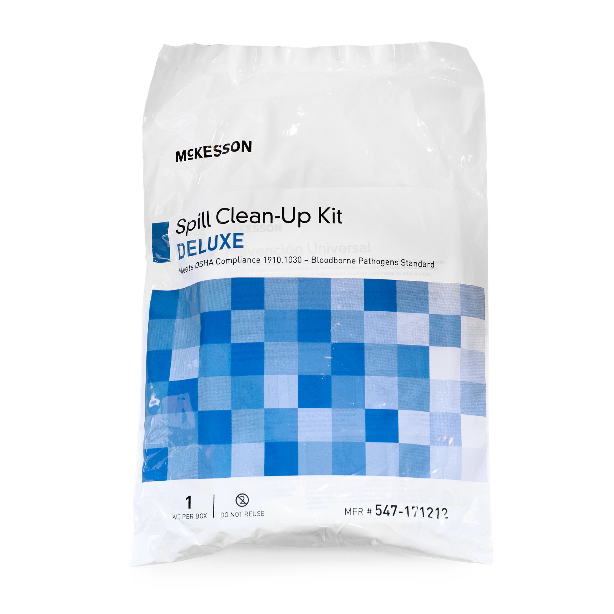 McKesson Brand 547-171212 - McKesson Deluxe Bloodborne Pathogen Spill Kit - 1/Each, 24/Case