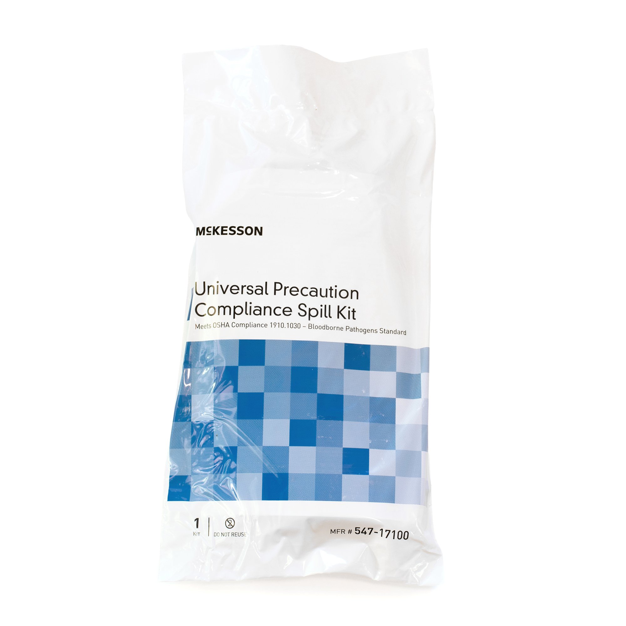 McKesson Brand 547-17100 - McKesson Universal Precaution Compliance Spill Kit - 1/Each, 24/Case