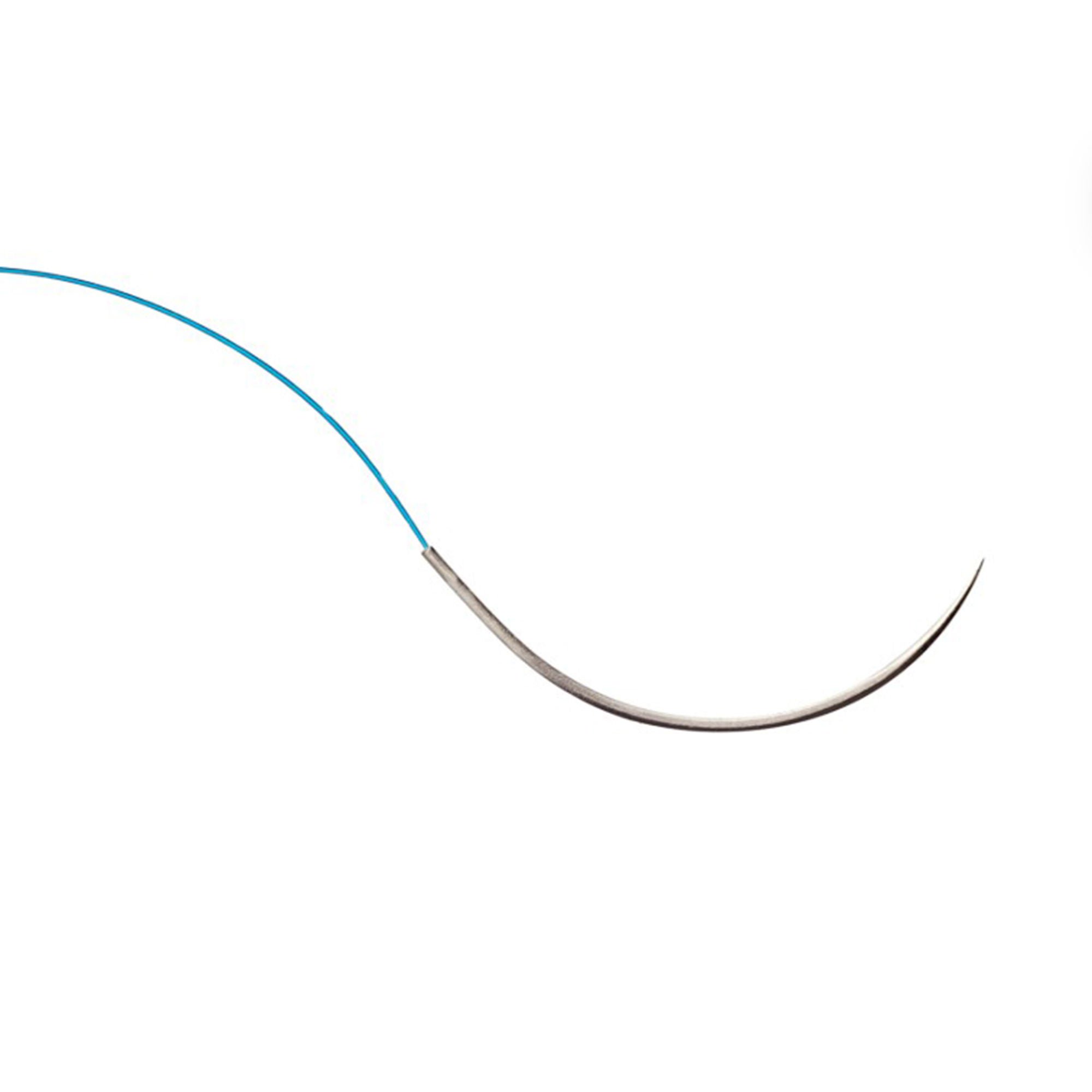 J & J Healthcare Systems - 8687H Nonabsorbable Suture with Needle Prolene™ Polypropylene PS-2 3/8 Circle Precision Reverse Cutting Needle Size 3-0 Monofilament