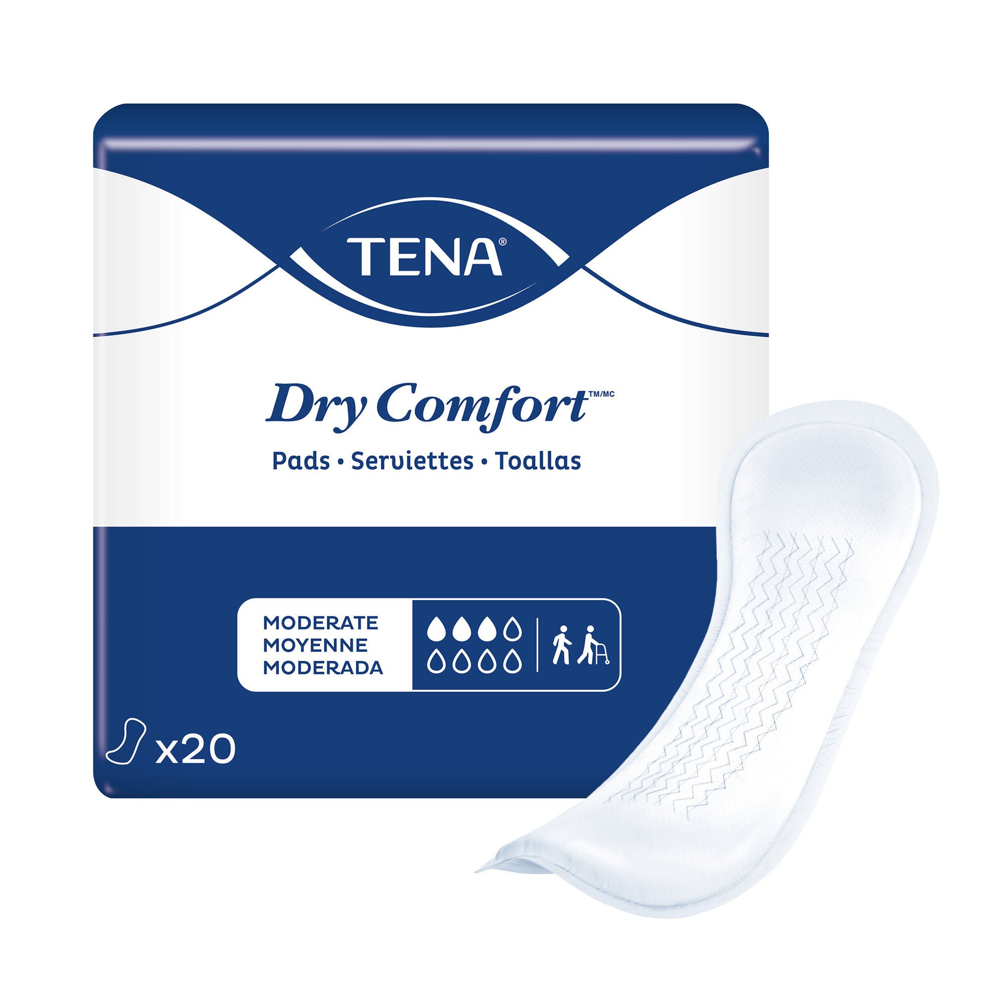 Essity HMS North America Inc - 57181 Tena® Dry Comfort™ Bladder Control Pad