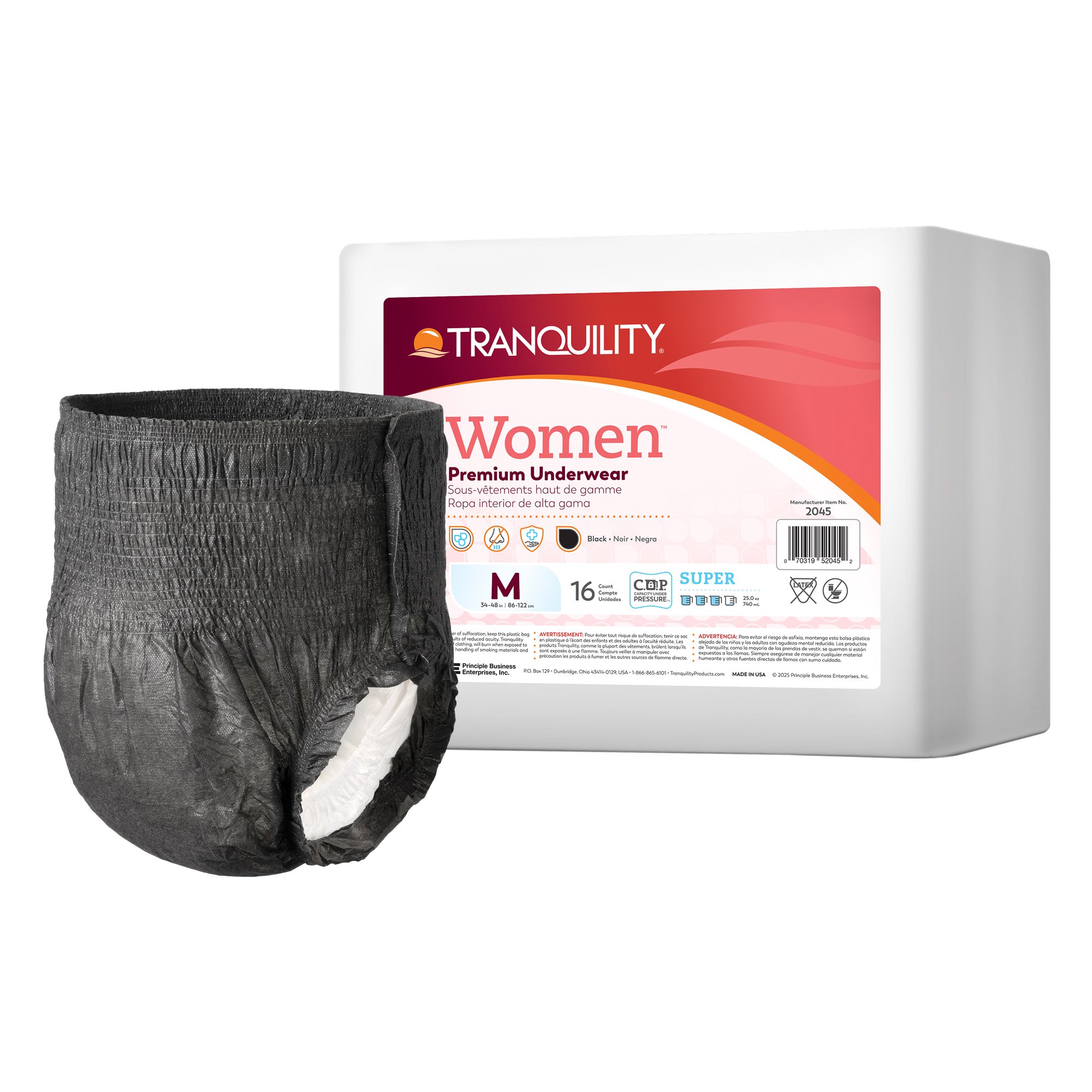 Tranquility Absorbent Underwear 2045 by Principle Business Enterprises