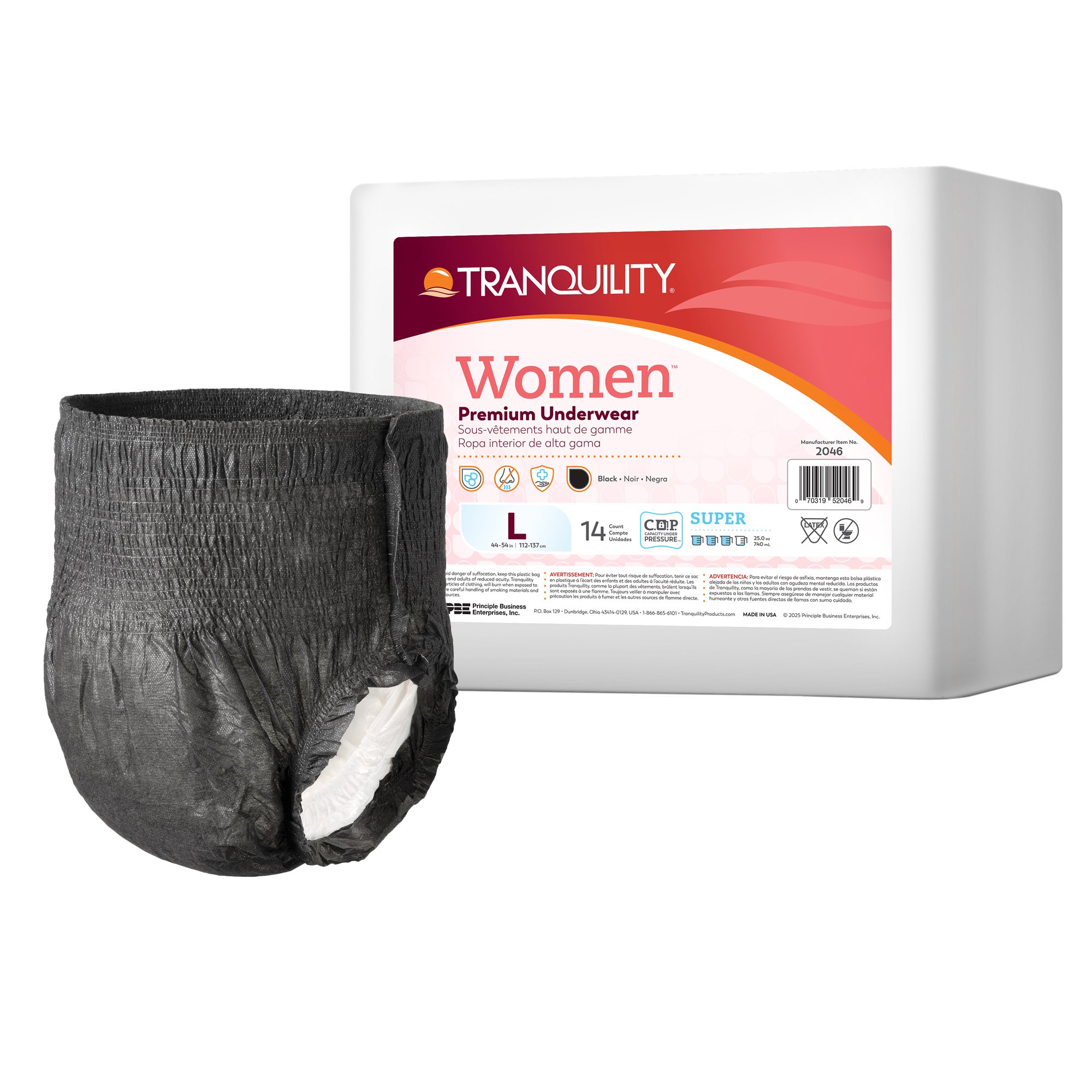 Tranquility Absorbent Underwear 2046 by Principle Business Enterprises