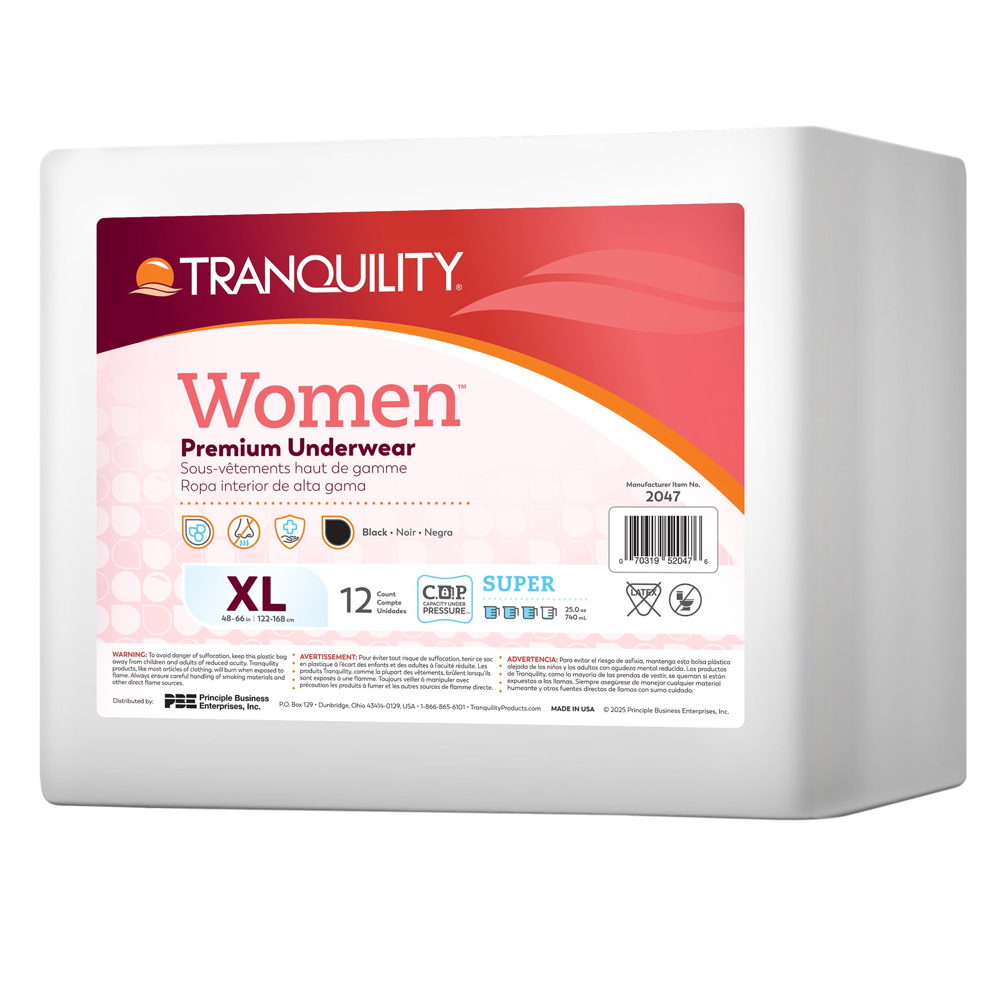 Tranquility Absorbent Underwear 2047 by Principle Business Enterprises