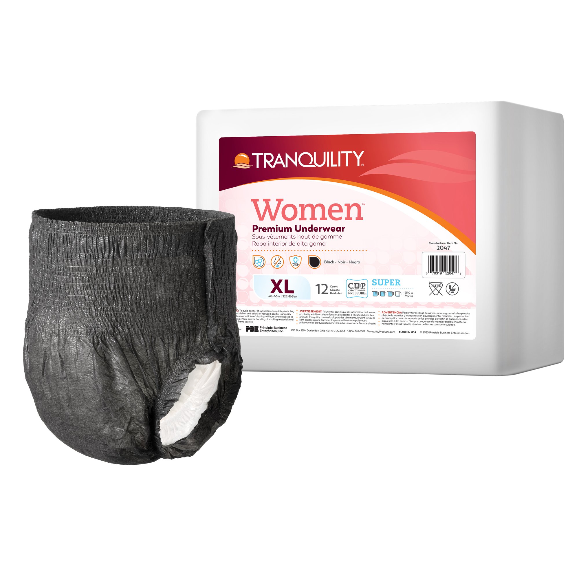 Tranquility Absorbent Underwear 2047 by Principle Business Enterprises