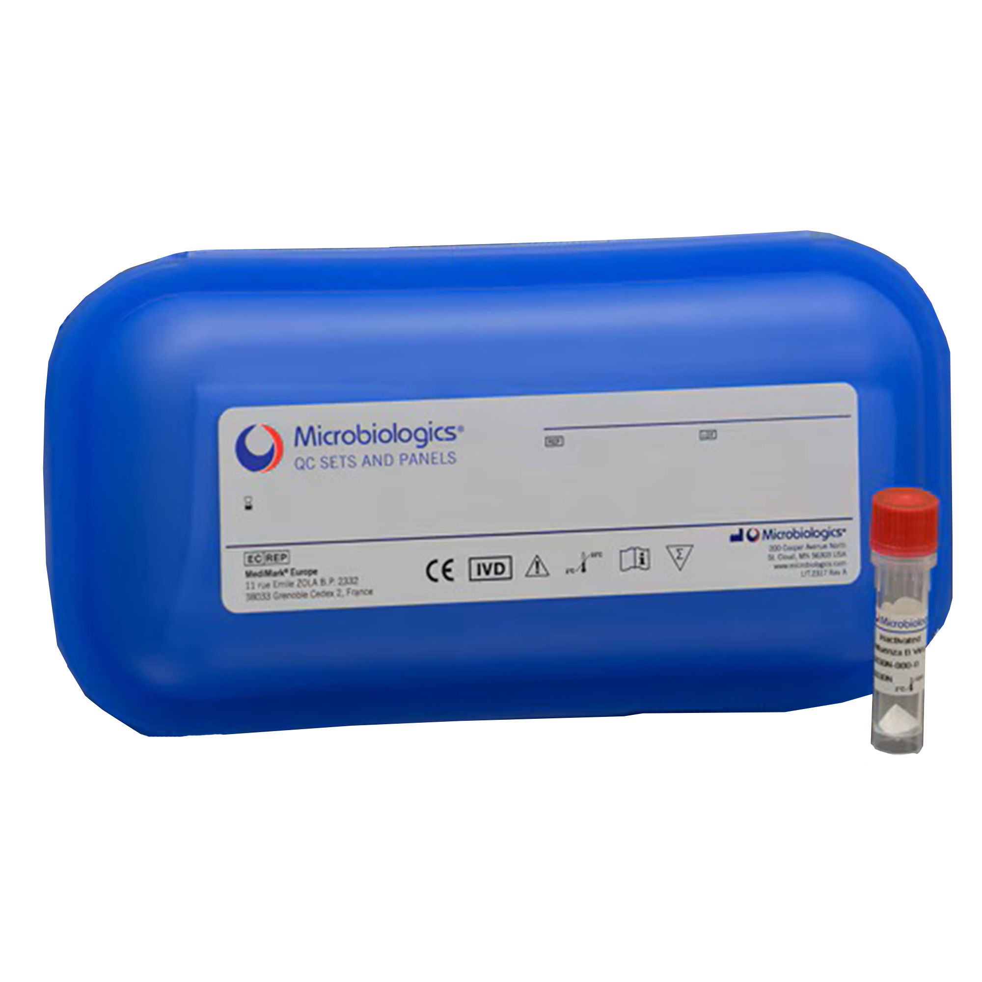Microbiologics Inc - 8268 Molecular Testing Control Panel Helix Elite™ Rapid SARS-CoV-2 Positive Level / Negative Level 6 Swabs