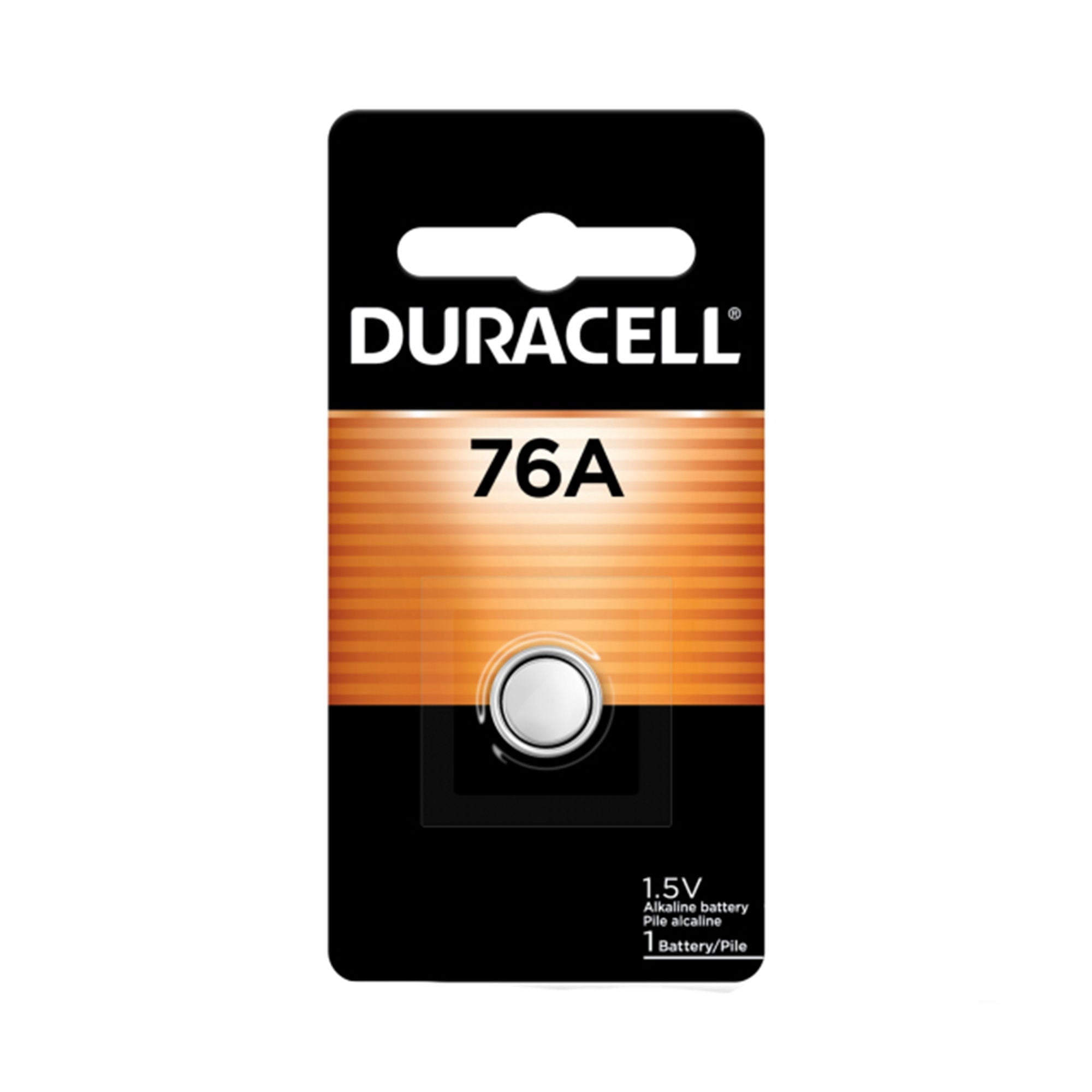 Duracell - PX76A675PK Alkaline Battery Duracell® Duralock 76A 1.5 Volt Disposable 1 per Pack