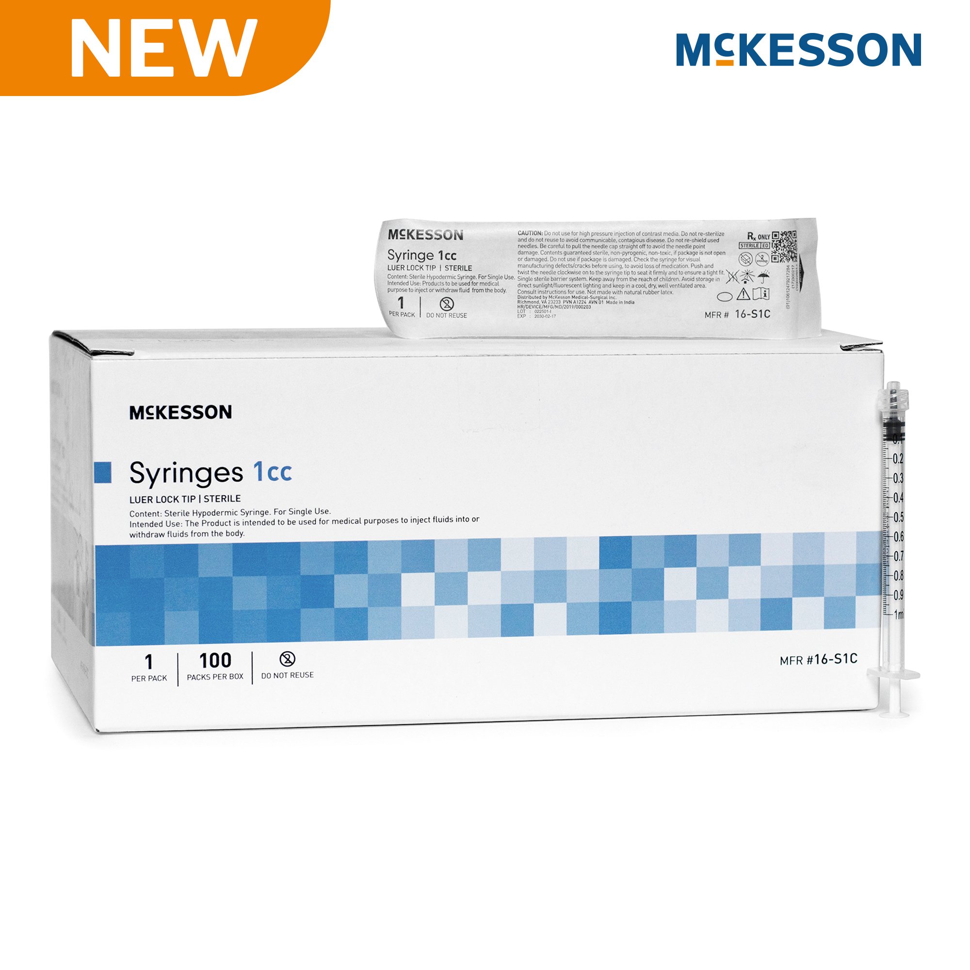 McKesson General Purpose Syringe 16-S1C by McKesson Brand