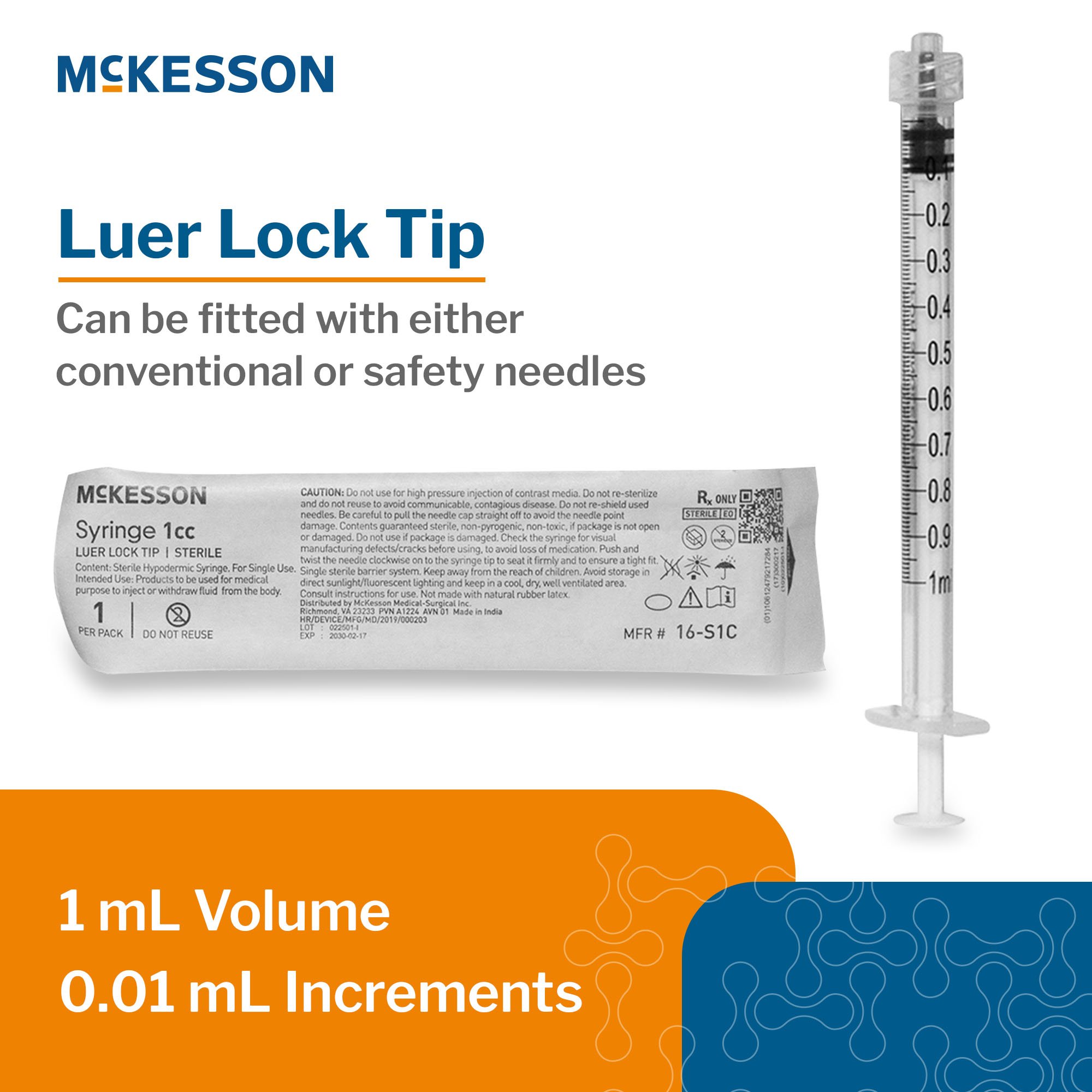 McKesson General Purpose Syringe 16-S1C by McKesson Brand