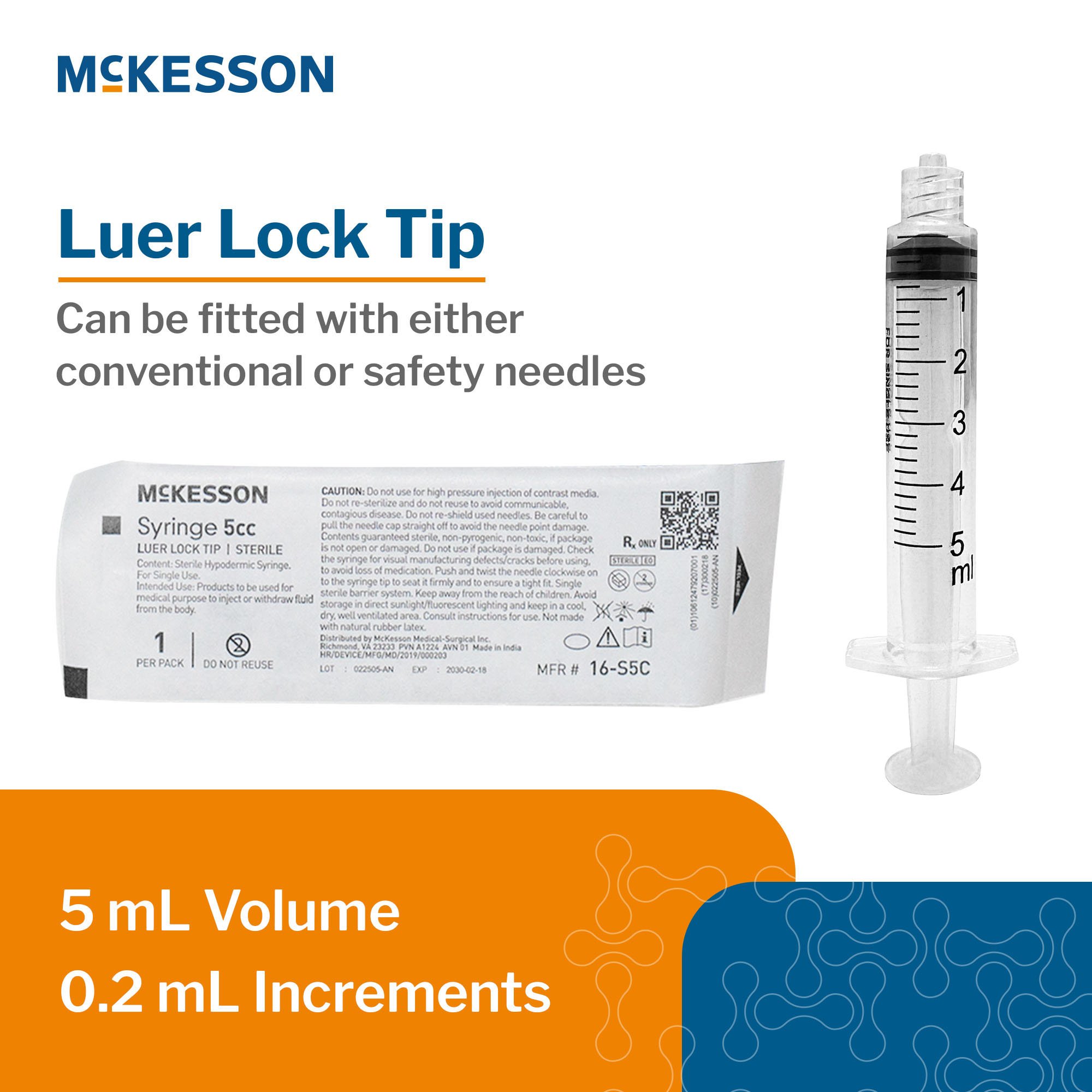 McKesson General Purpose Syringe 16-S5C by McKesson Brand