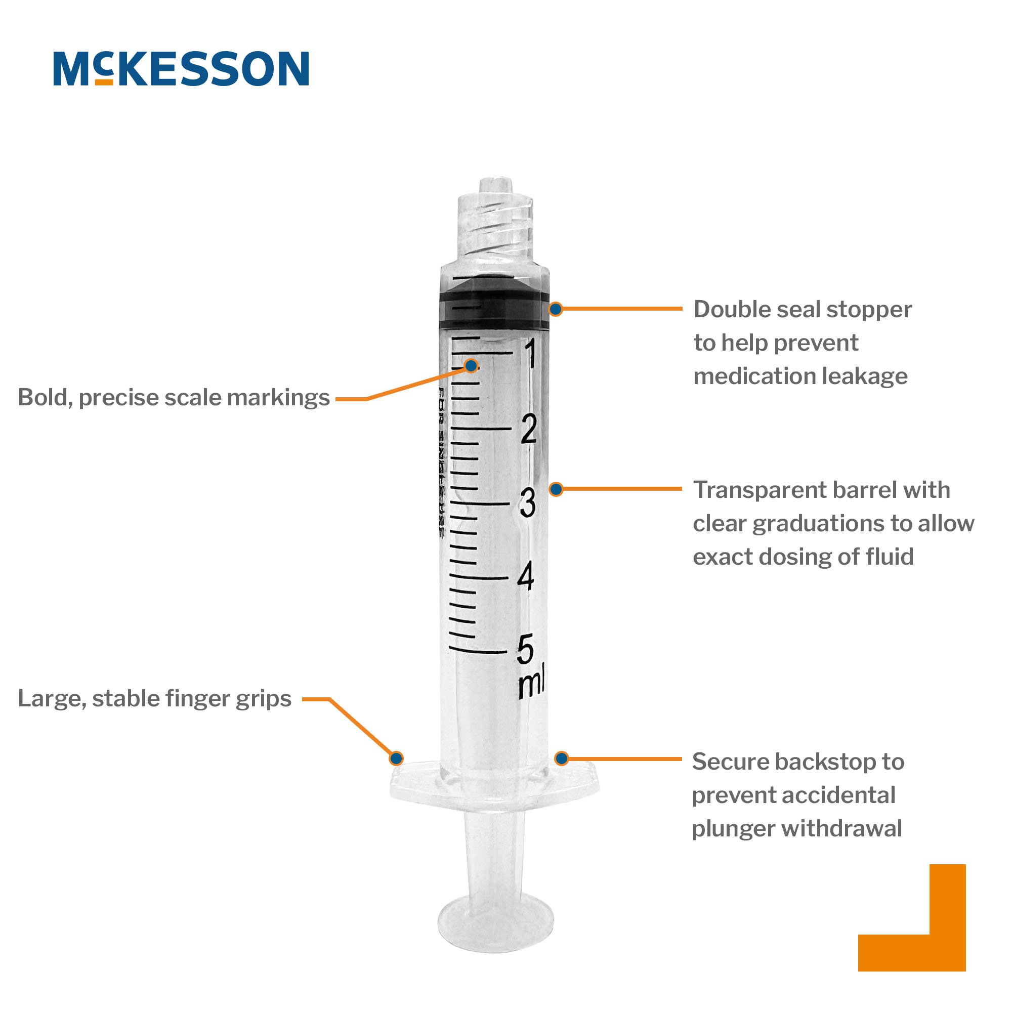 McKesson General Purpose Syringe 16-S5C by McKesson Brand