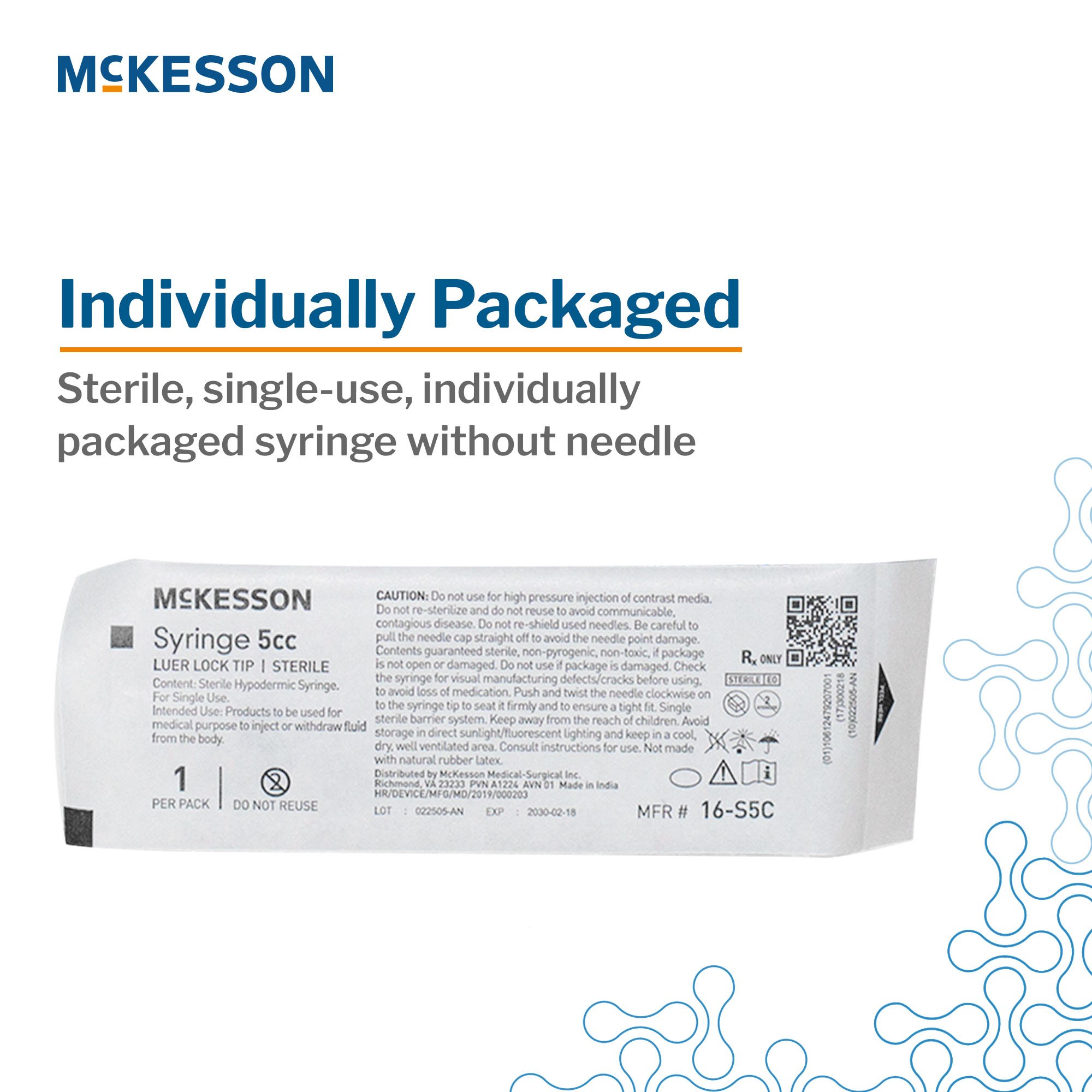 McKesson General Purpose Syringe 16-S5C by McKesson Brand