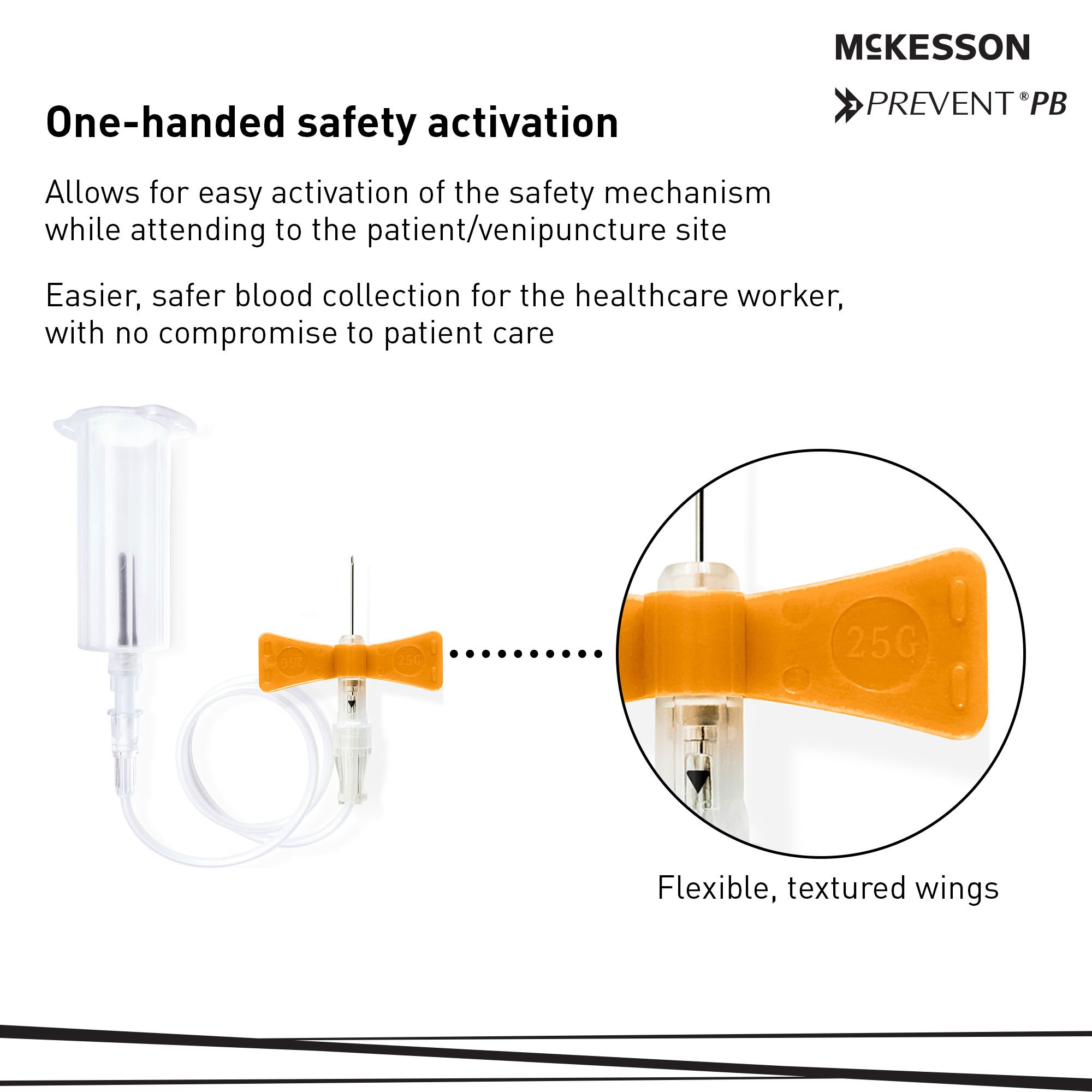 McKesson Prevent PB Blood Collection Set with Holder 17-BC2575H by McKesson Brand