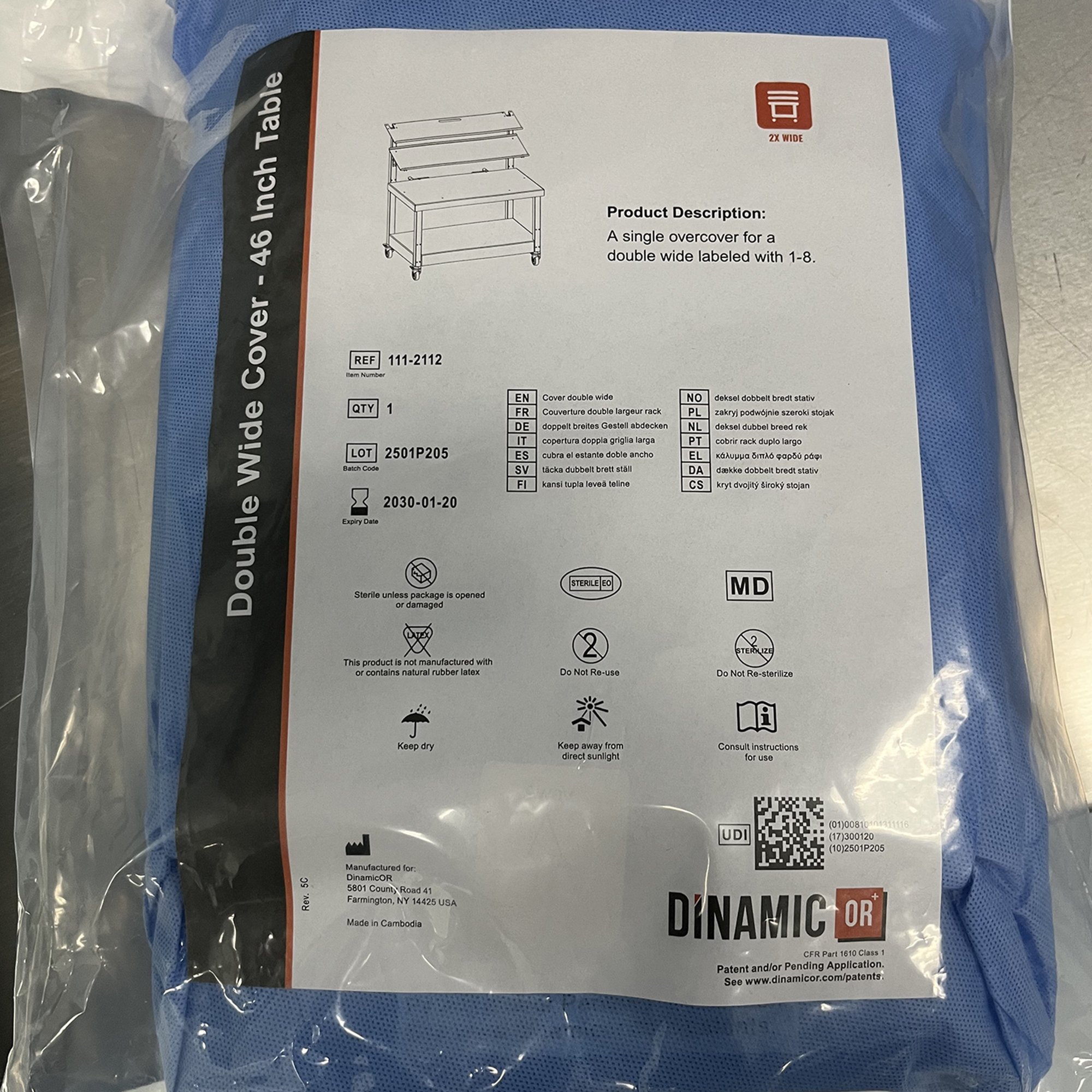 DinamicOR Table Drape 111-2112 by Flex Operating Room