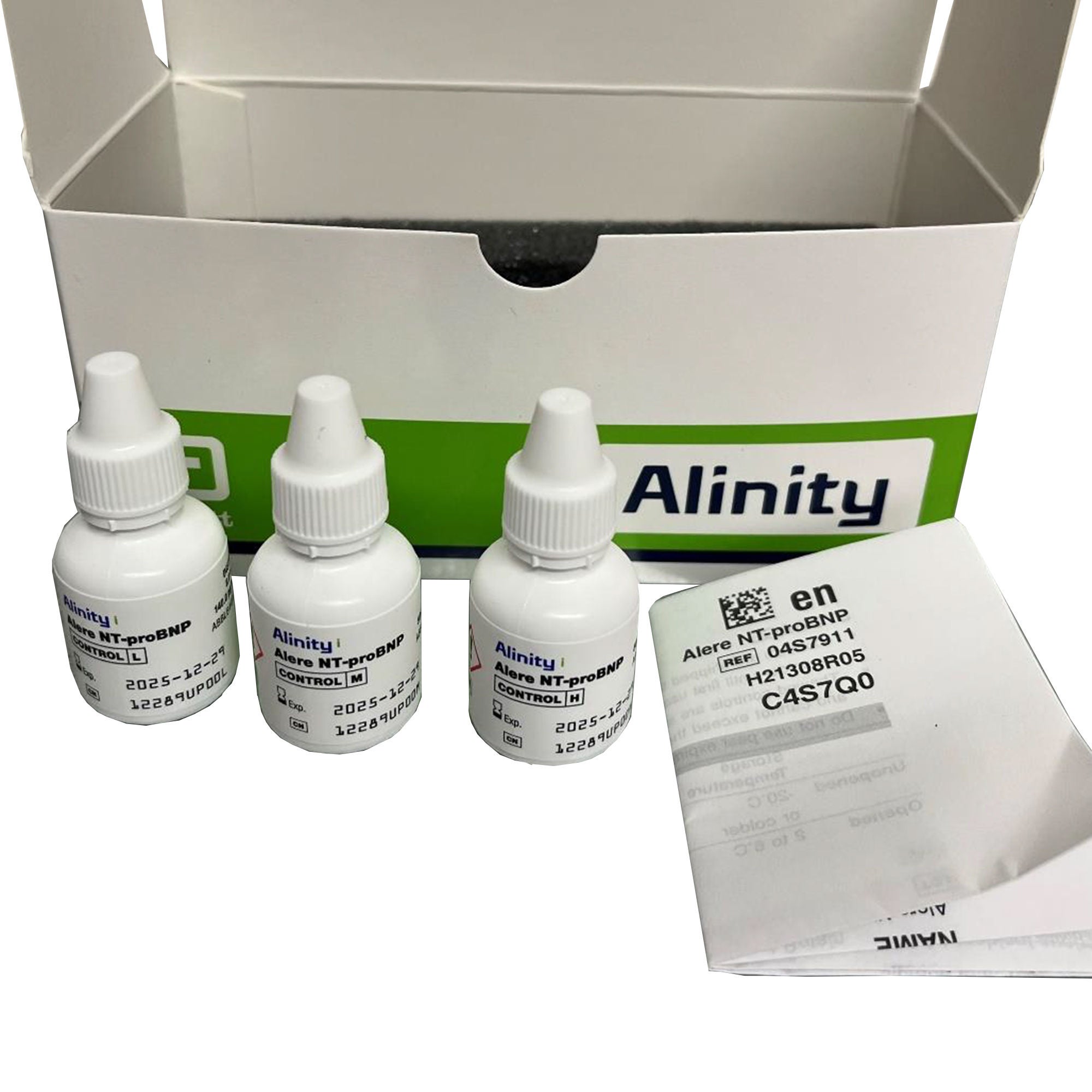 Abbott - 04S79-11 Control Alinity i N-Terminal Pro-Brain Natriuretic Peptide (NT-proBNP ) Low Level, Normal Level, High Level 3 X 8 mL