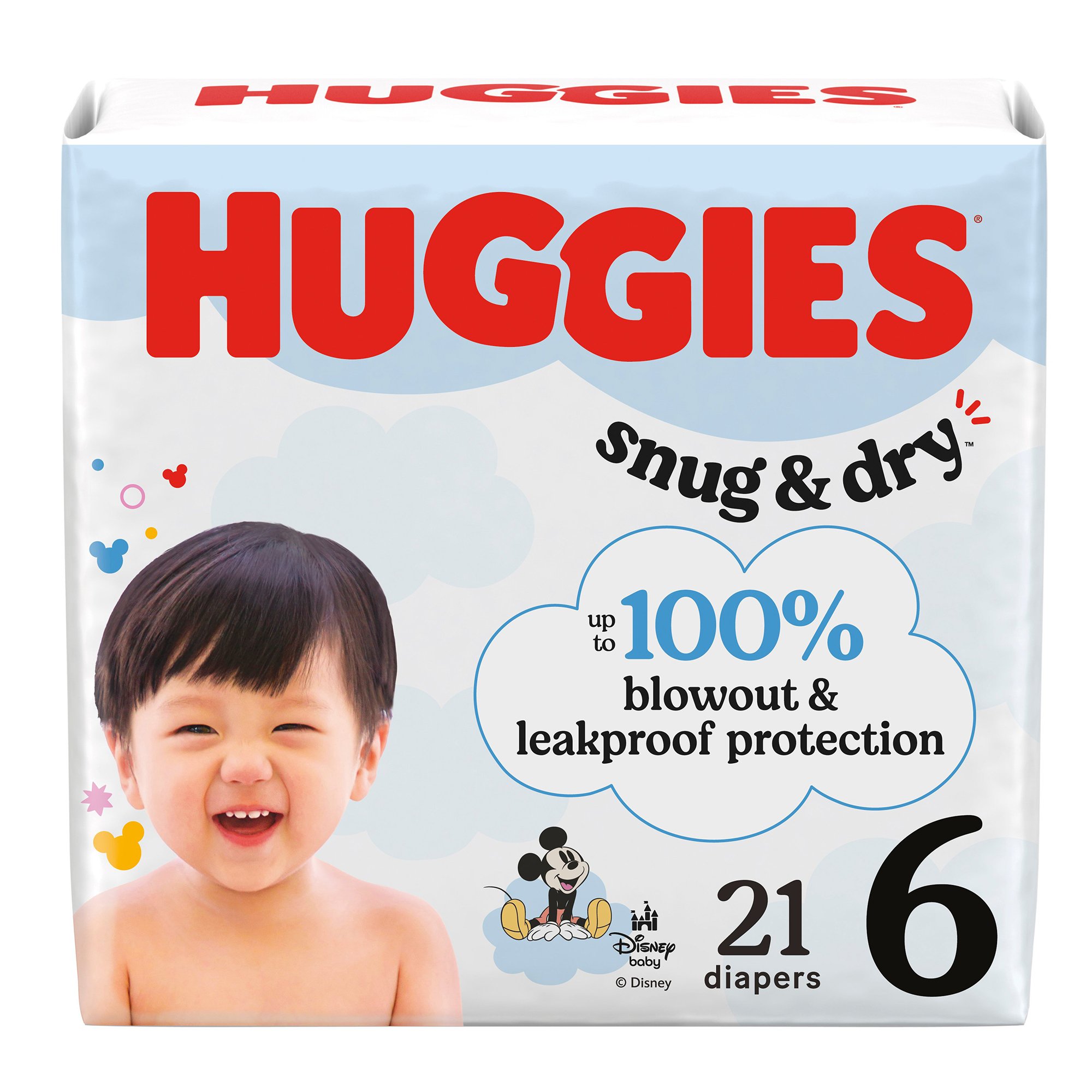Kimberly Clark 56429 - Huggies® Snug & Dry™ Diapers, Size 6 - 21/Pack, 84/Case