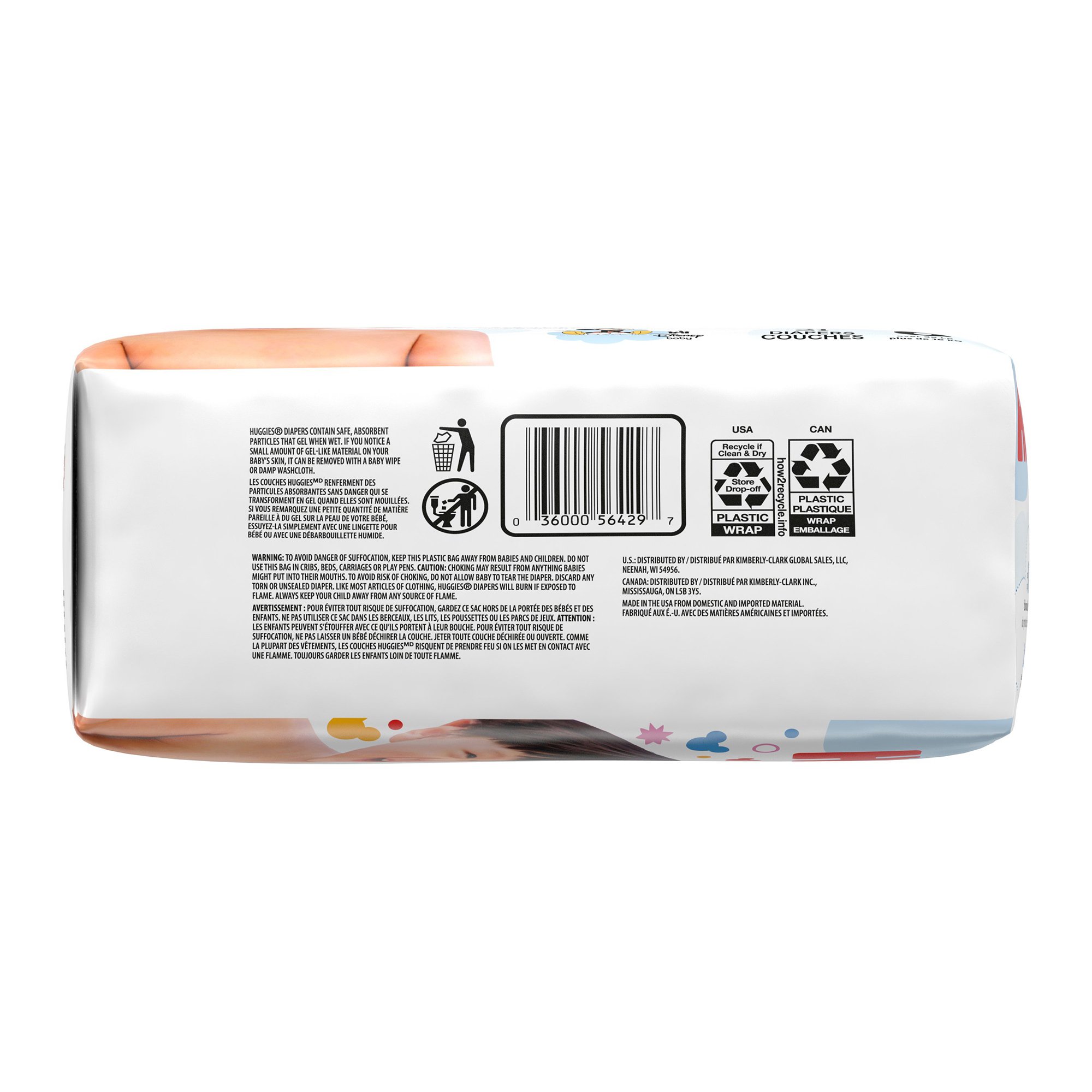 Kimberly Clark 56429 - Huggies® Snug & Dry™ Diapers, Size 6 - 21/Pack, 84/Case