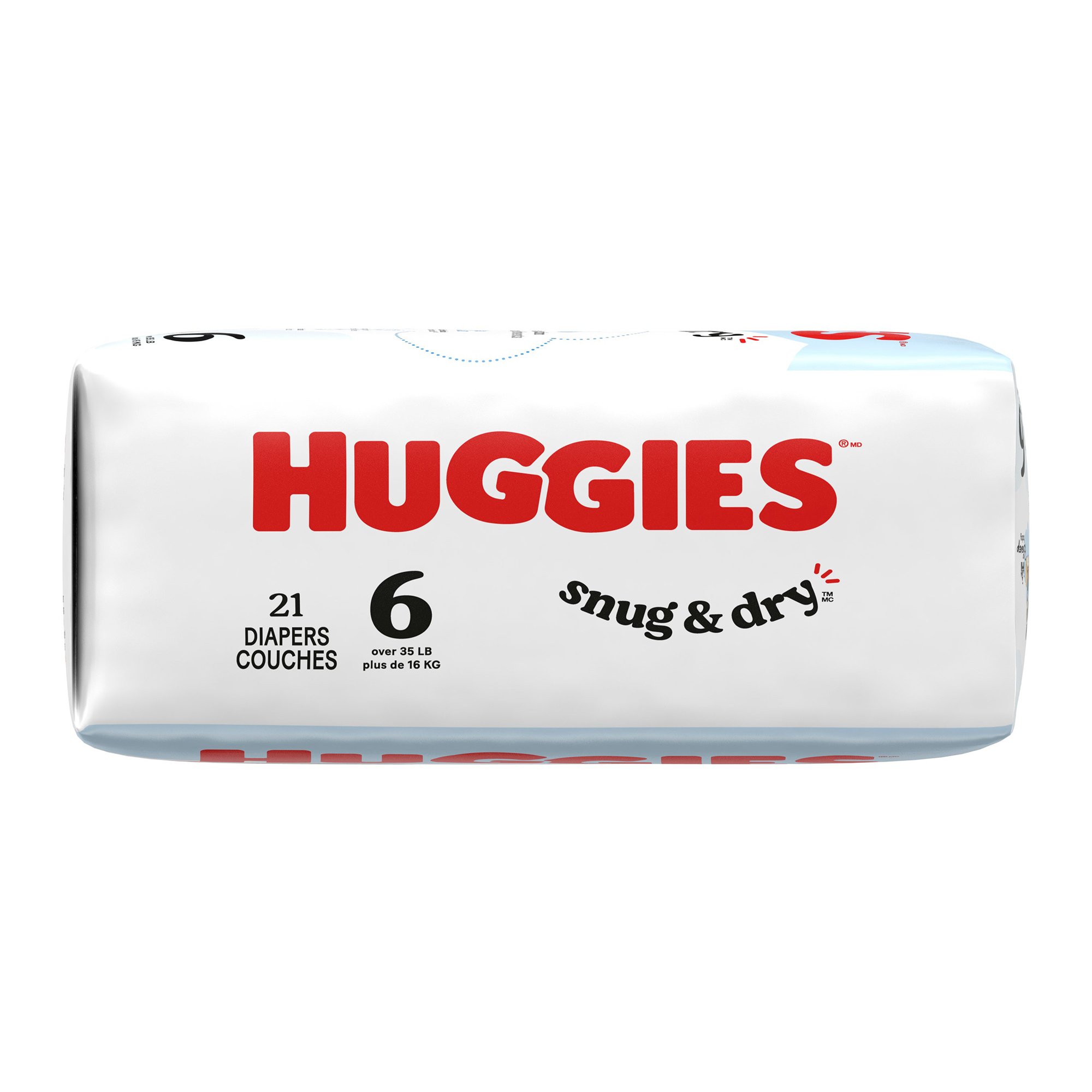 Kimberly Clark 56429 - Huggies® Snug & Dry™ Diapers, Size 6 - 21/Pack, 84/Case