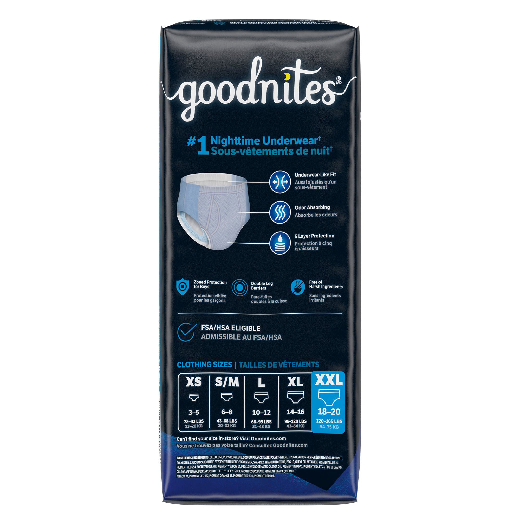 Kimberly Clark - 56518 GoodNites® Nighttime Underwear for Boys