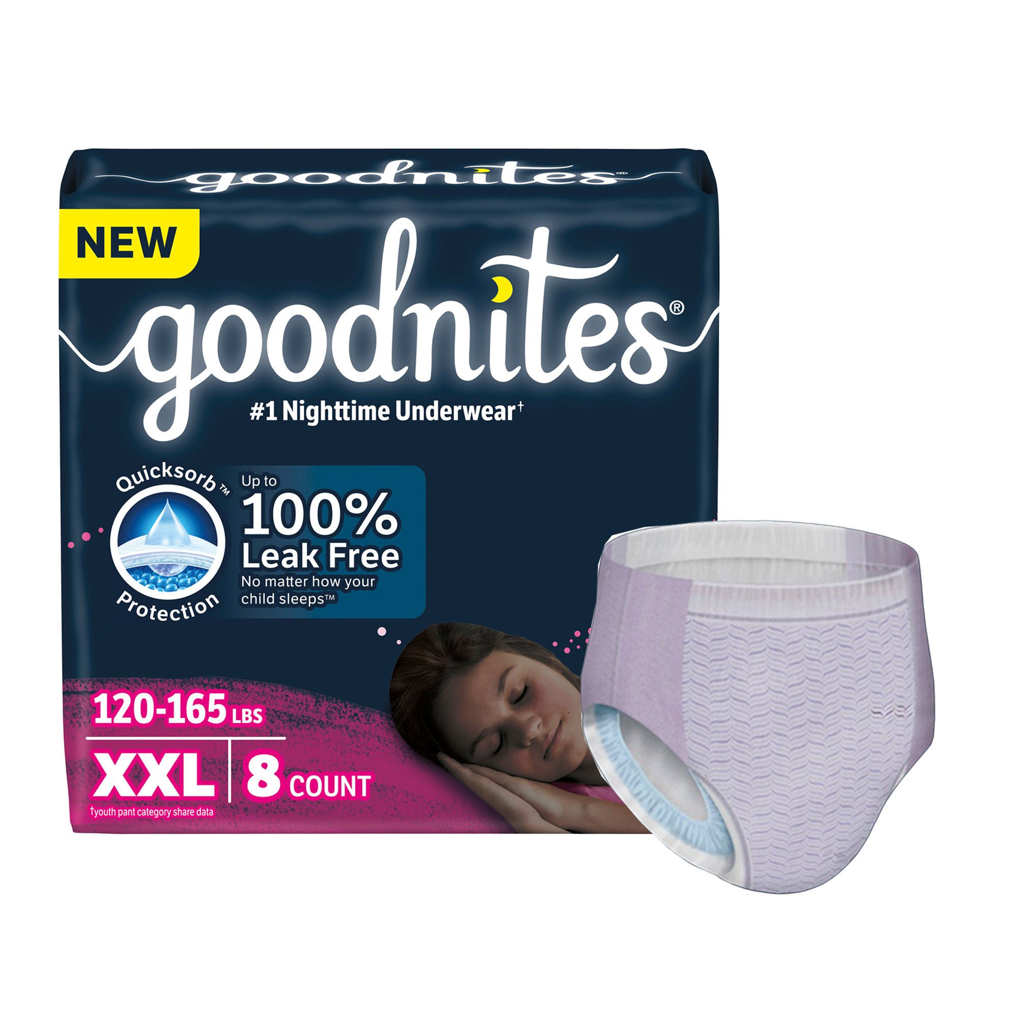 Kimberly Clark - 56517 GoodNites® Nighttime Underwear for Girls