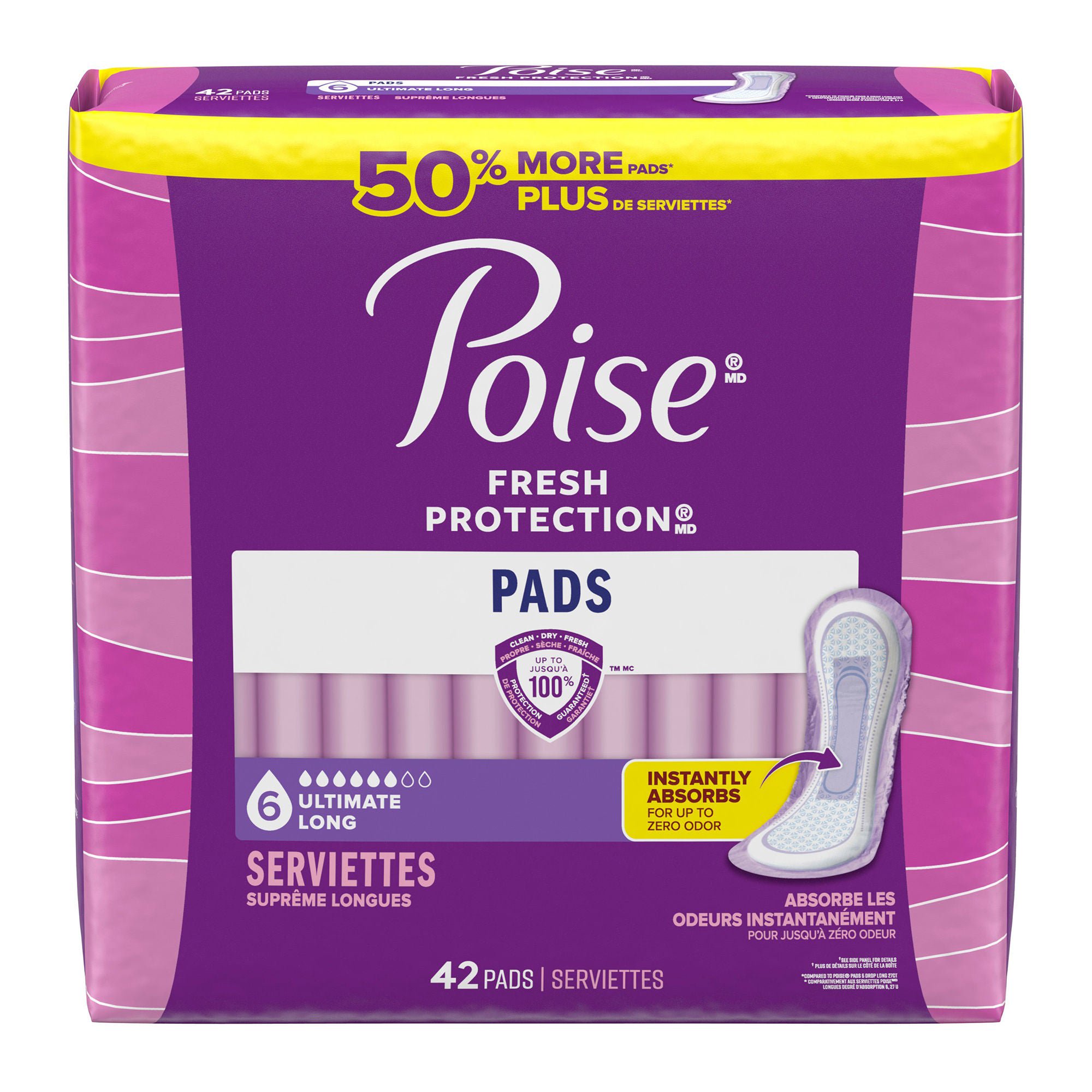 Kimberly Clark - 56396 Poise® Fresh Protection Pads for Light Bladder Leaks