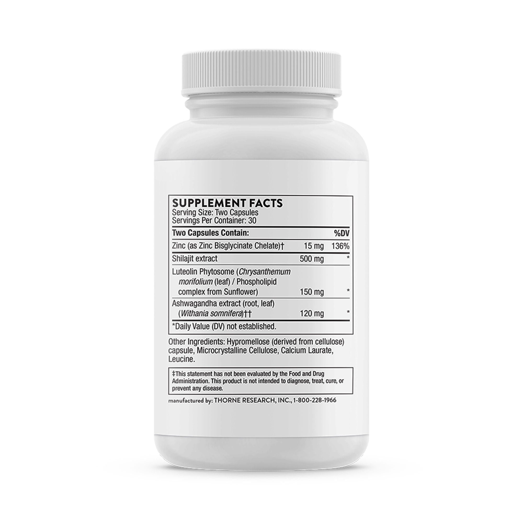 Thorne Research Inc - SF824 Thorne® Advanced Testosterone Support