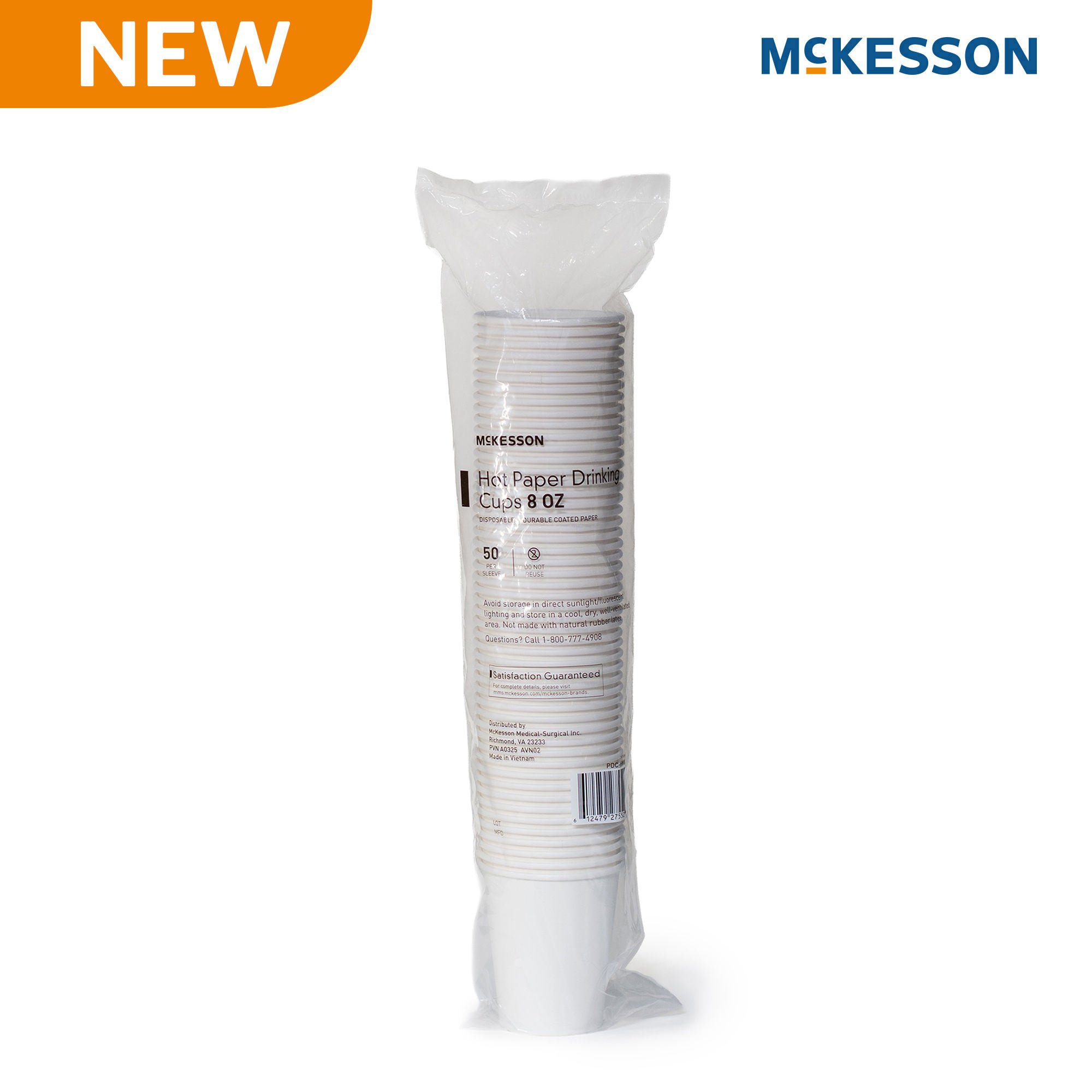 McKesson Brand - PDC-HW8 McKesson Paper Drinking Cup for Hot Beverages