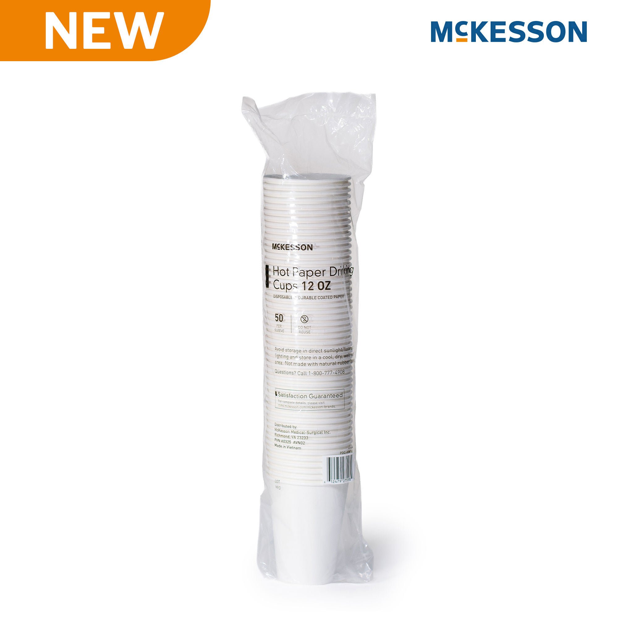 McKesson Brand - PDC-HW12 McKesson Paper Drinking Cup for Hot Beverages