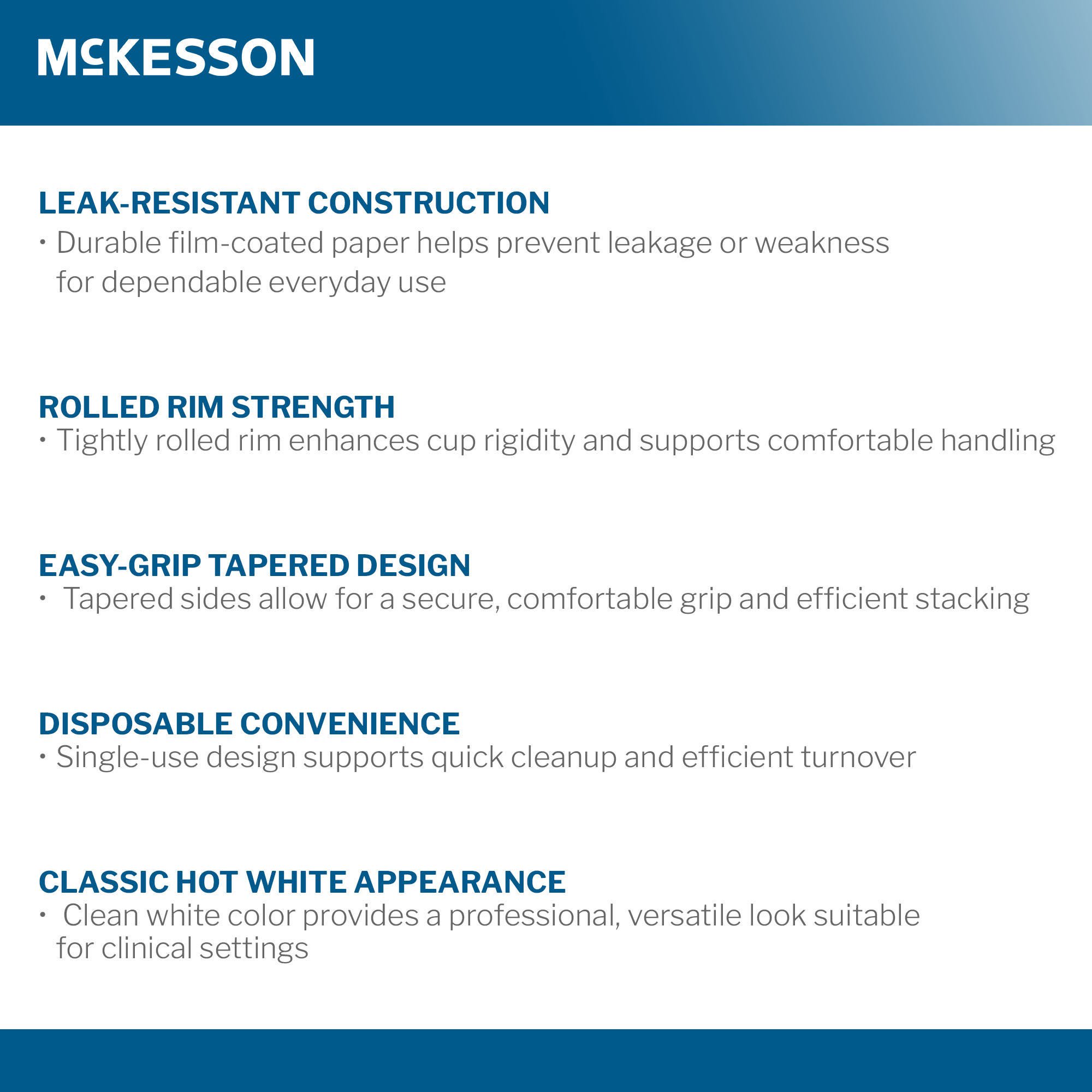 McKesson Brand - PDC-HW12 McKesson Paper Drinking Cup for Hot Beverages