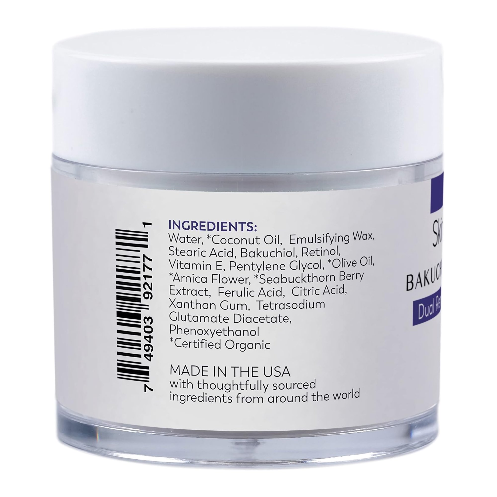 Skintensive LLC SK-0009 - Skintensive® Bakuchiol + Retinol Dual Renewal PM Cream - 1/Each, 12/Case