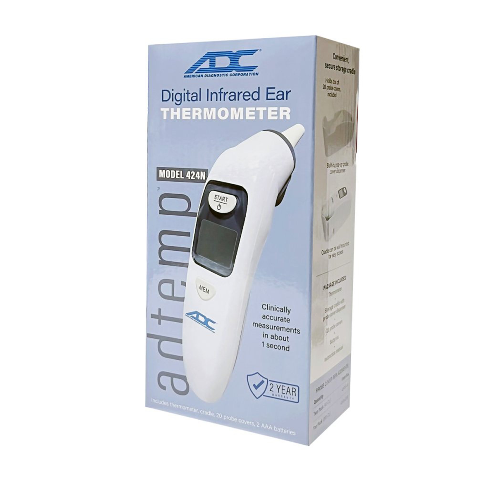 Adtemp 424 Digital Stick Thermometer 424N by American Diagnostic