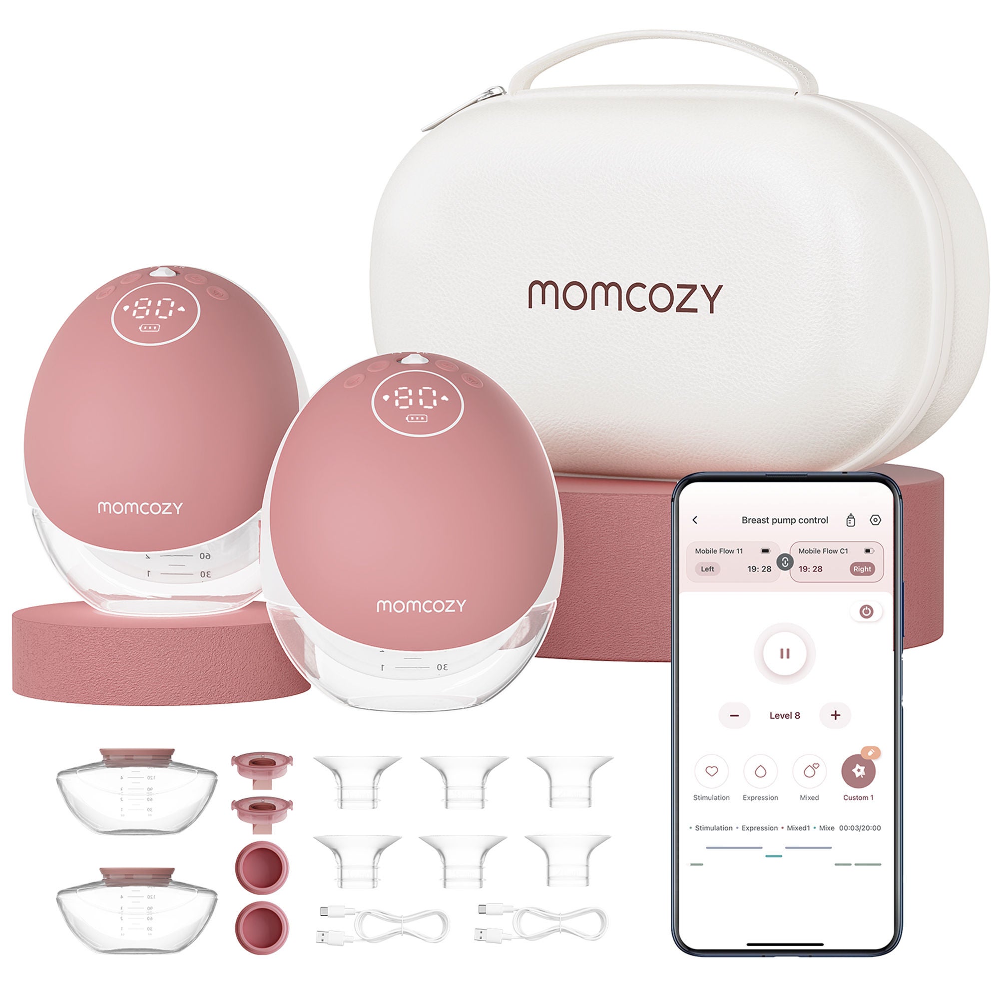 Root Technology Ltd - BP269-NR71BA-A Hands Free Double Electric Breast Pump Momcozy Mobile Flow™ M9