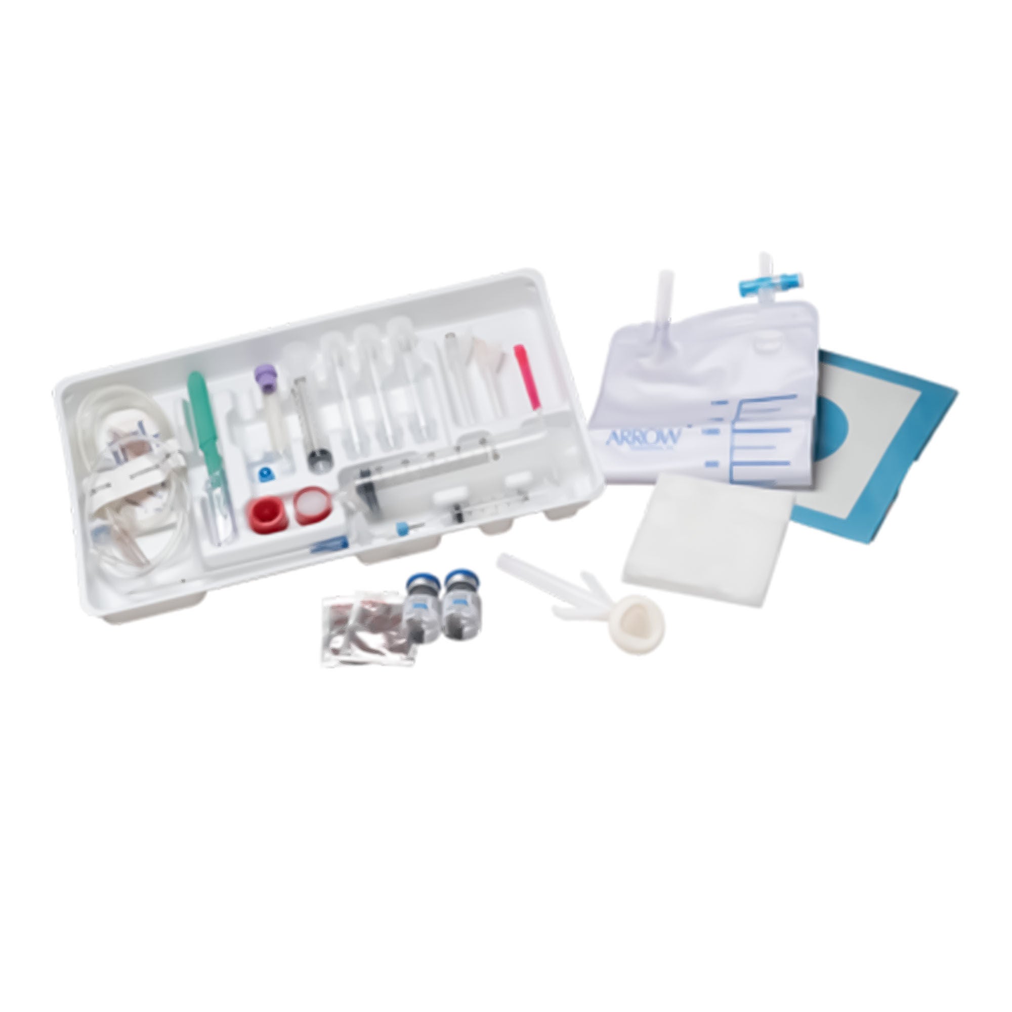 Teleflex Medical - ASK-00376-JHH Paracentesis Tray Arrow® Large Volume Abdominal Paracentesis Sterile