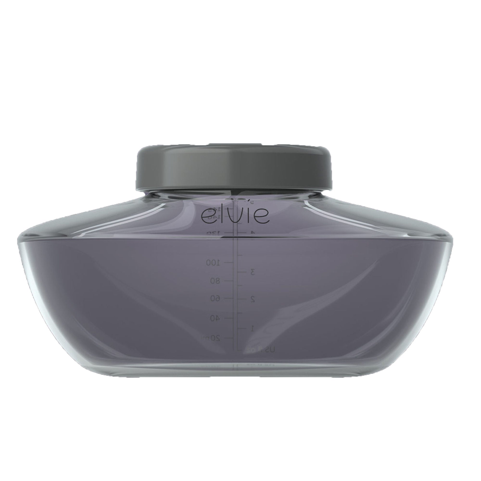 Chiaro USA Inc - EP01-PUA-BO003-B Breast Milk Storage Bottle Elvie Pump 5 oz. Plastic Clear