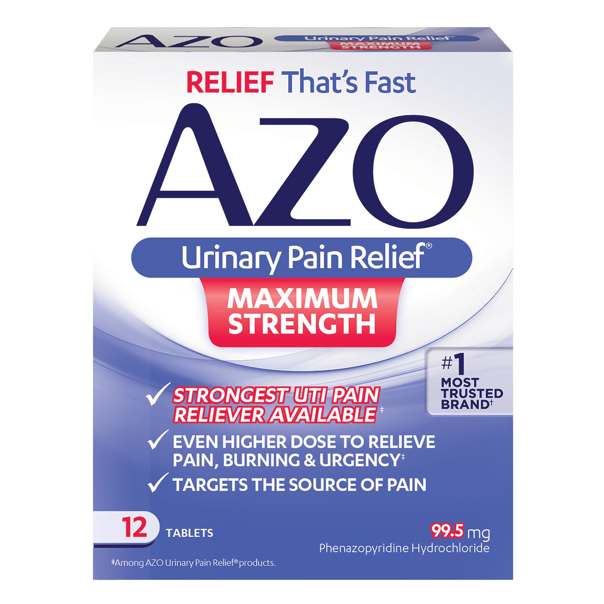 i-Health Inc - 787651122533 AZO® Urinary Pain Relief Tablets Maximum Strength