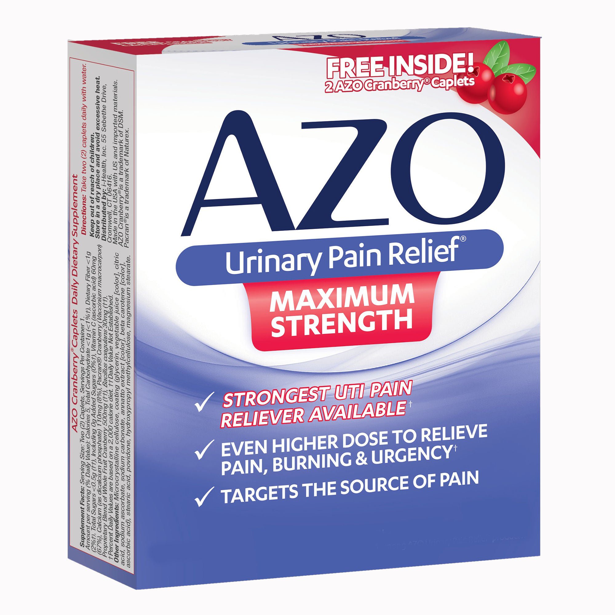 i-Health Inc - 787651241531 AZO® Urinary Pain Relief Tablets
